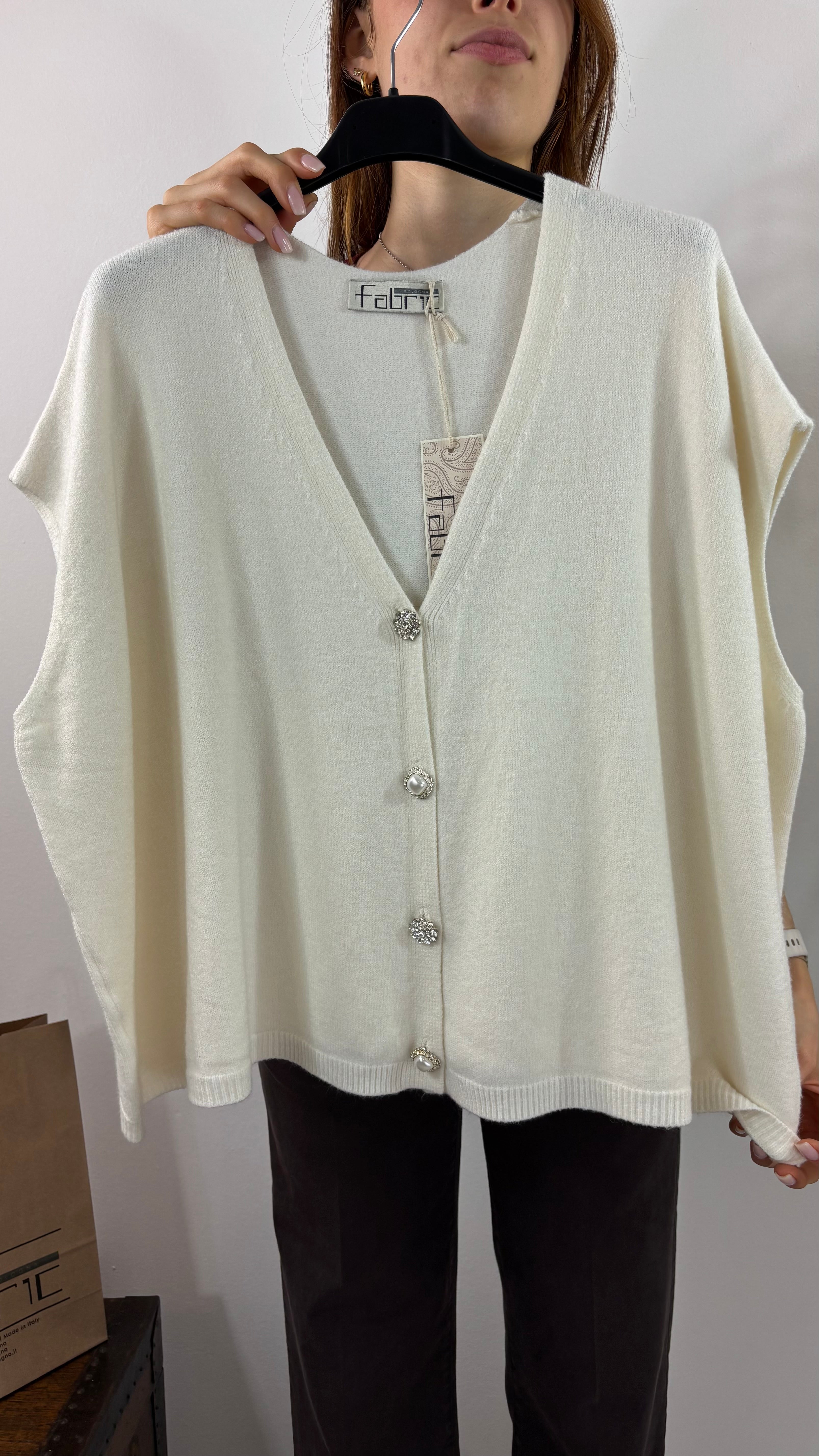 Maglia Gilet Gioiello