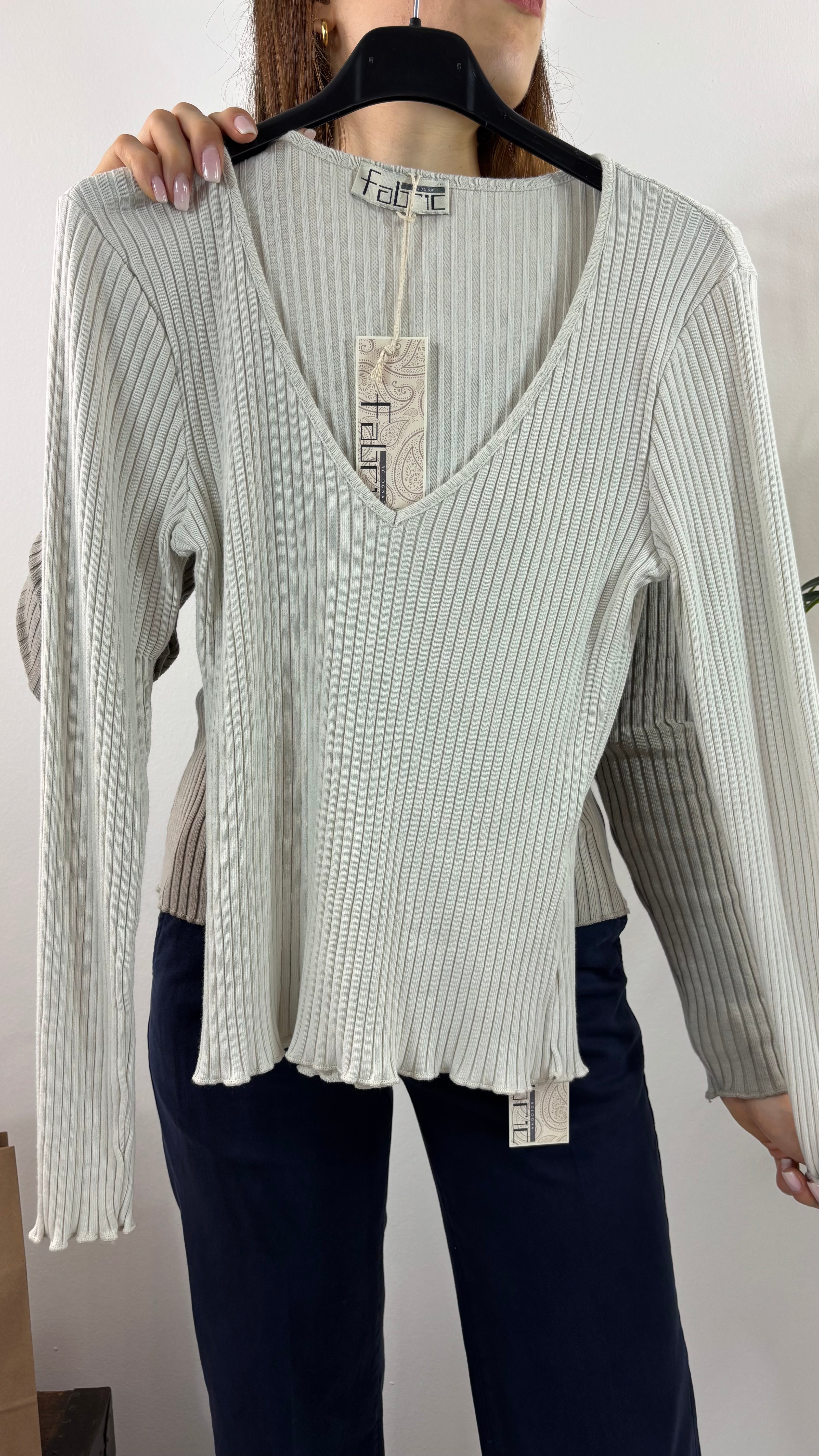 Maglia Basic Cannettata