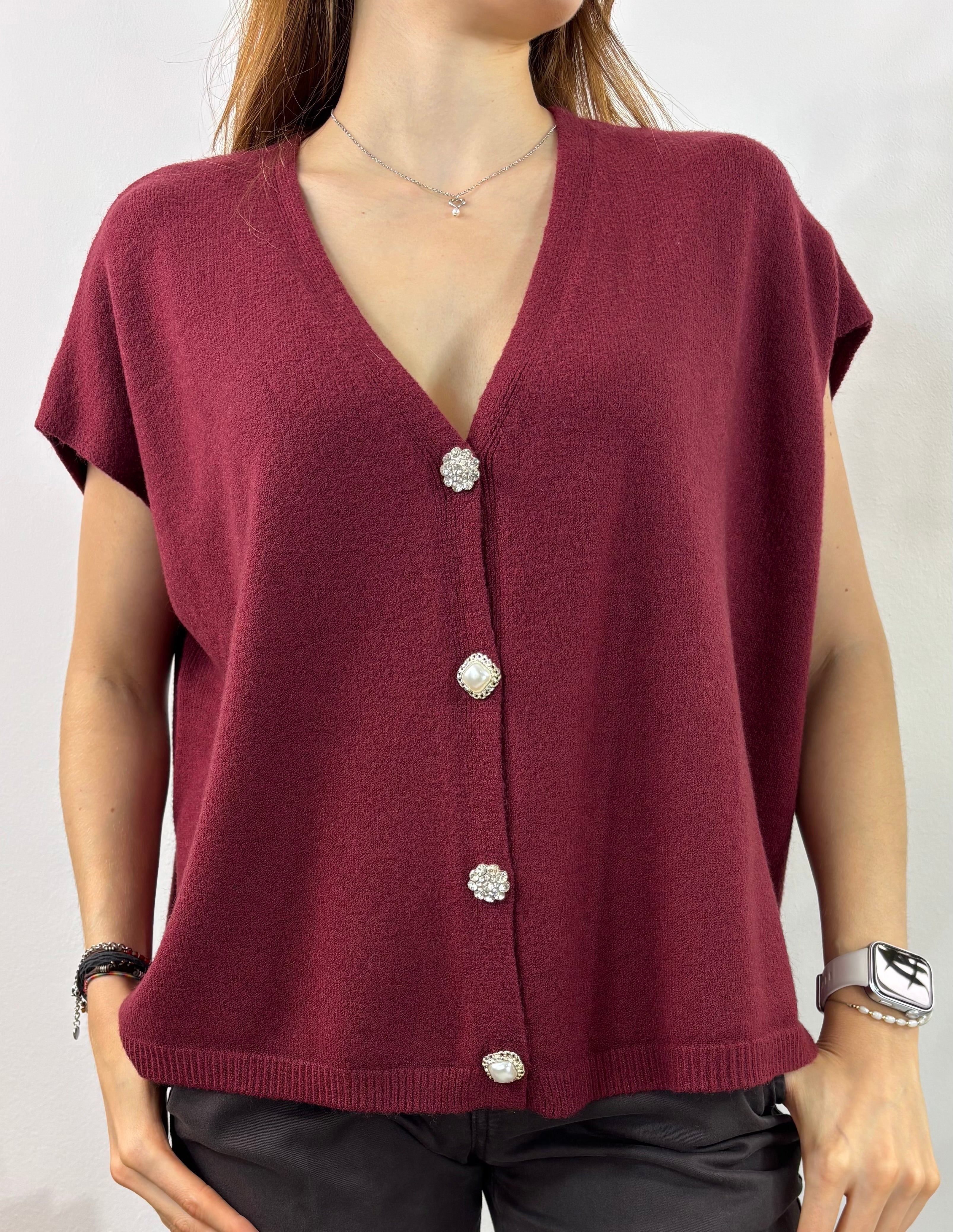 Maglia Gilet Gioiello