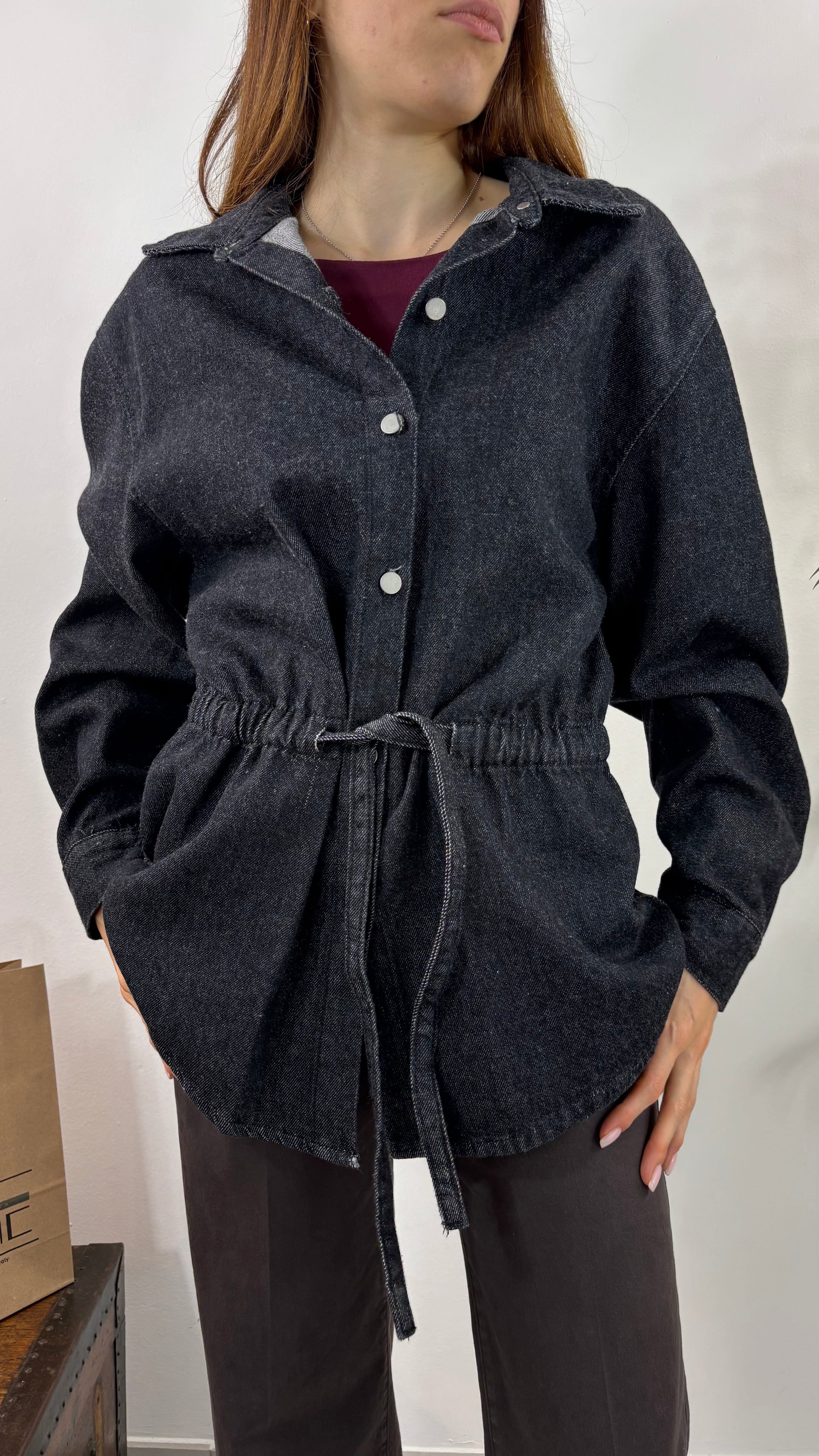 Giacca Denim Coulisse