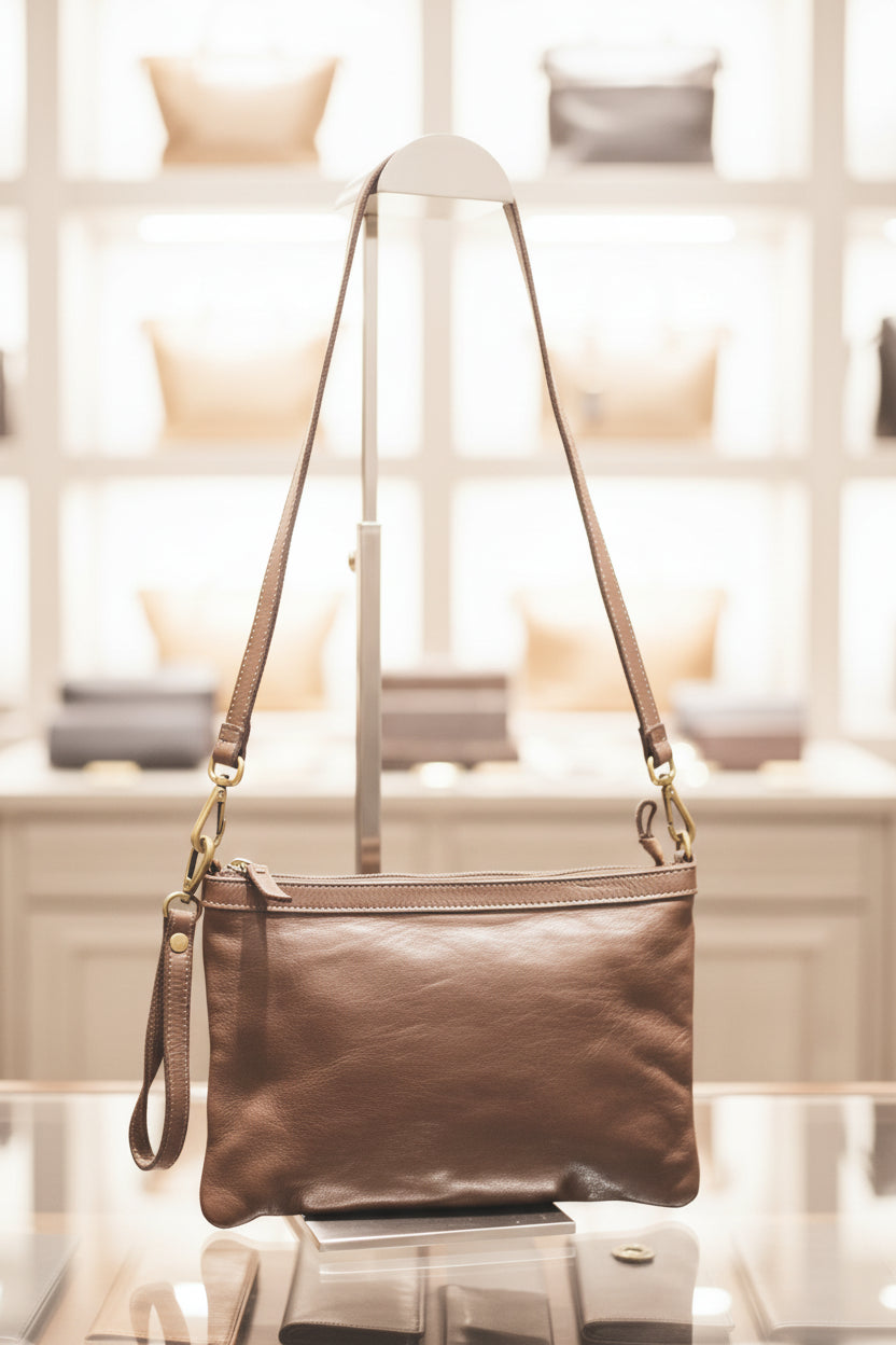 Borsa Nappa Pochette Liscia