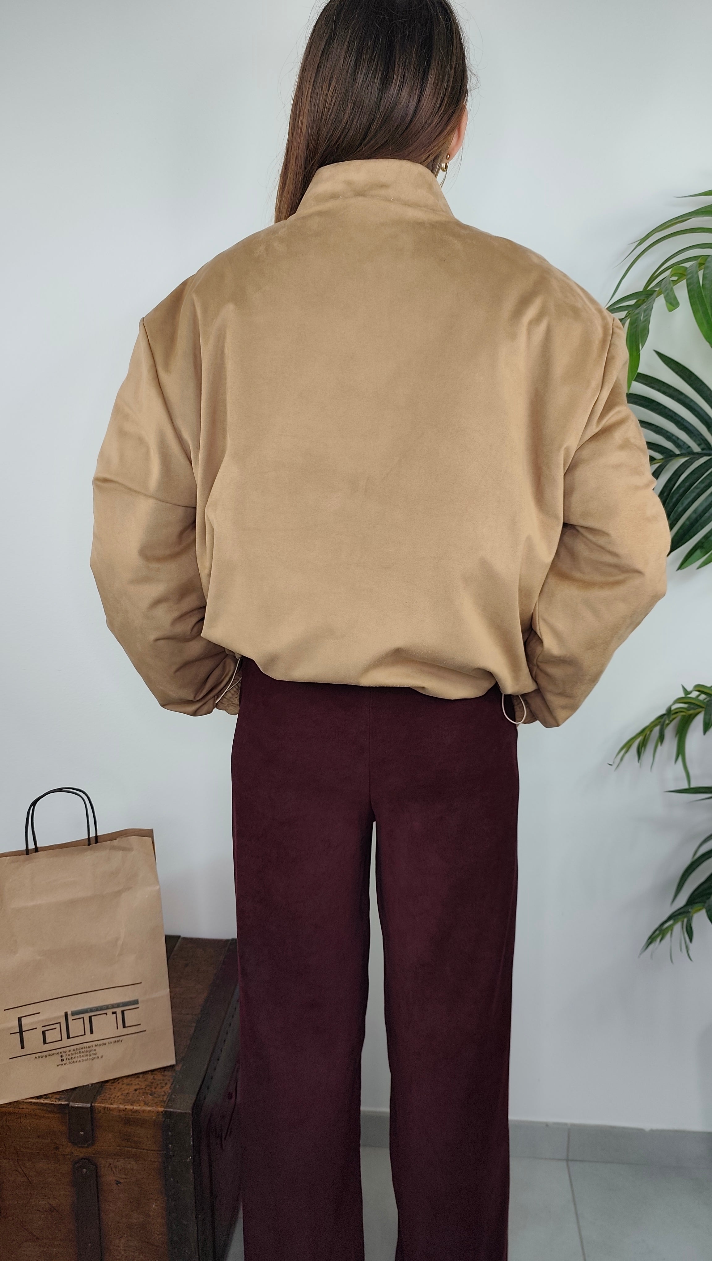Bomber Scamosciato