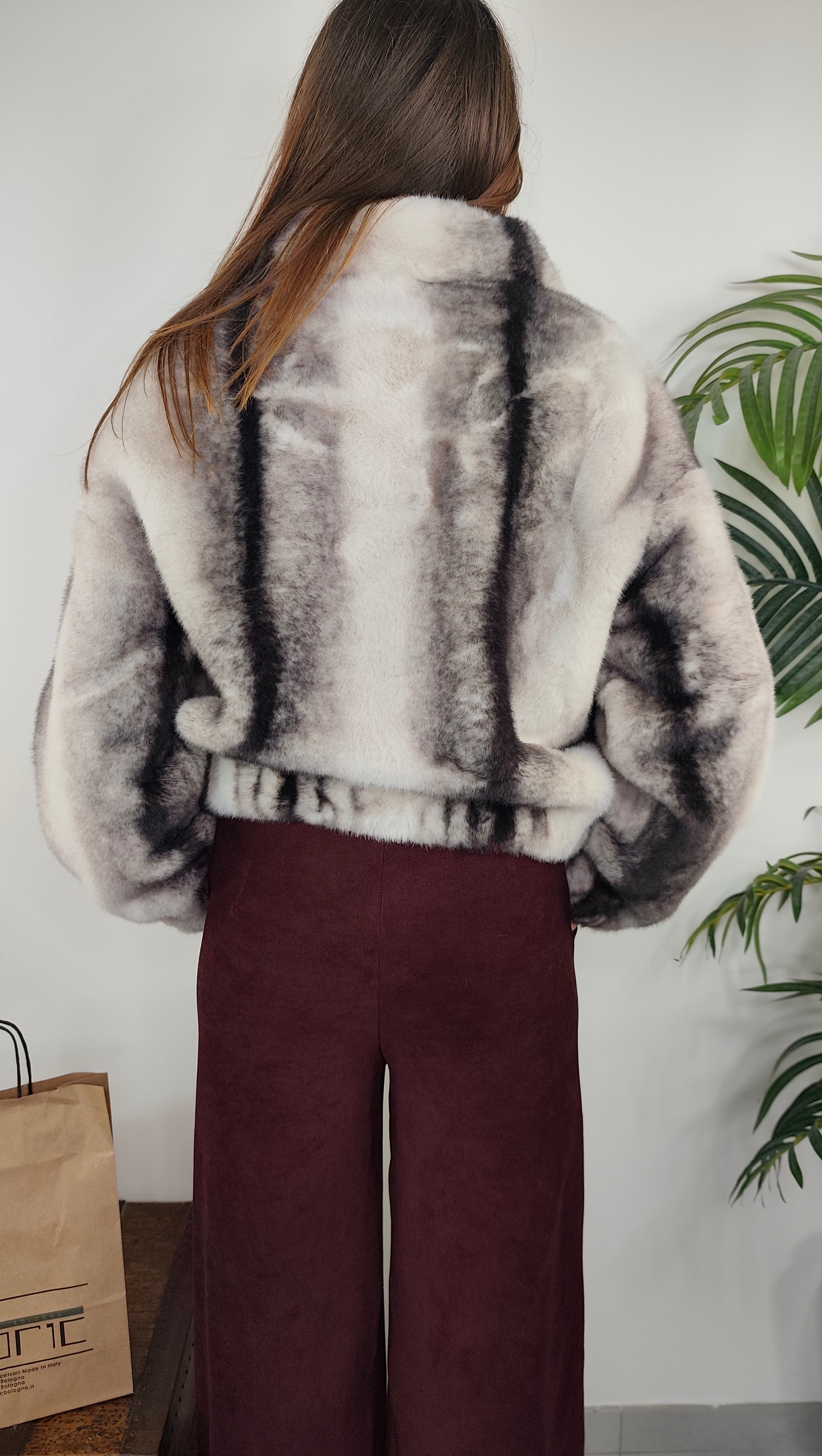 Giubbotto Eco Fur Pattine