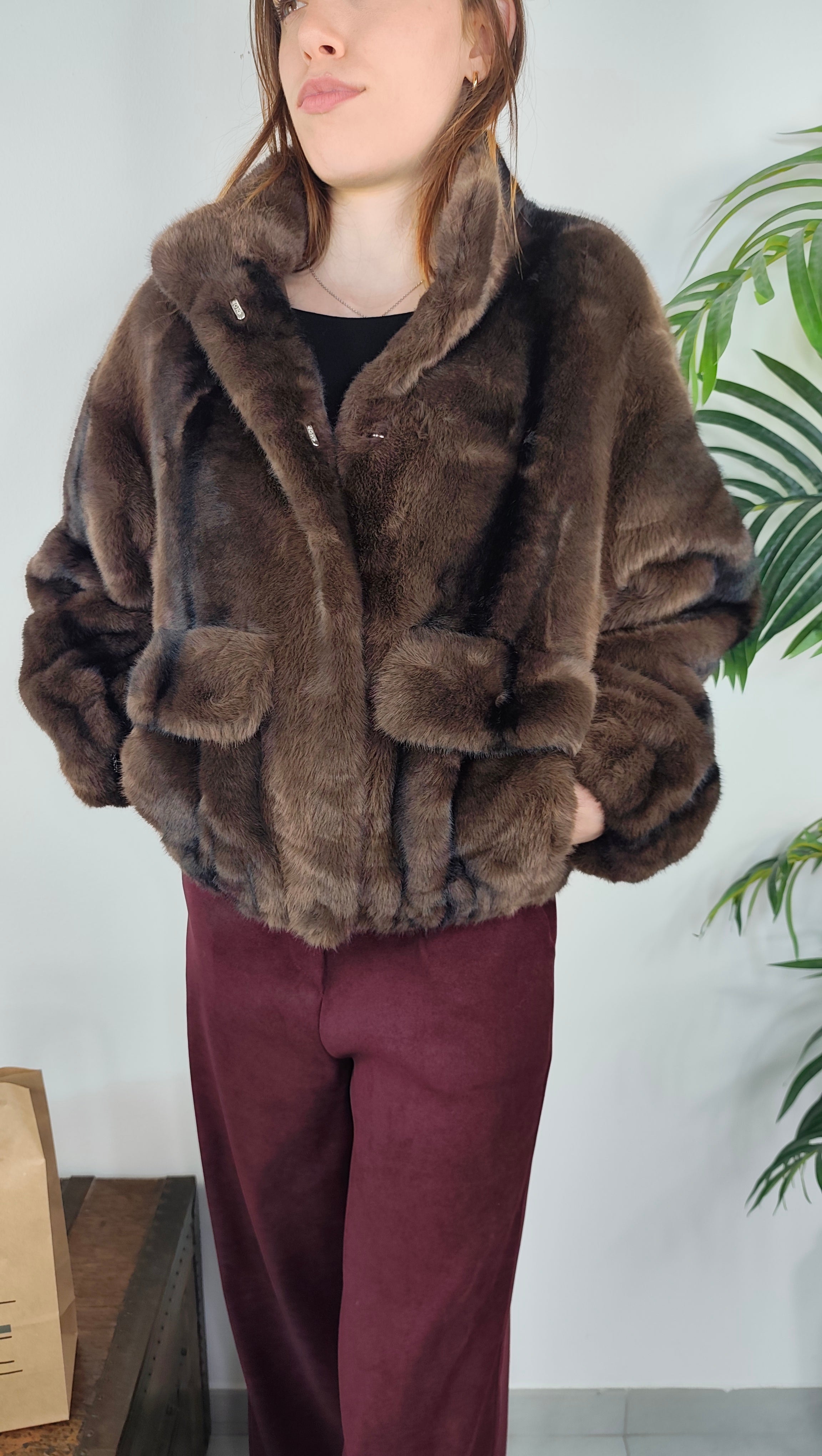 Giubbotto Eco Fur Pattine
