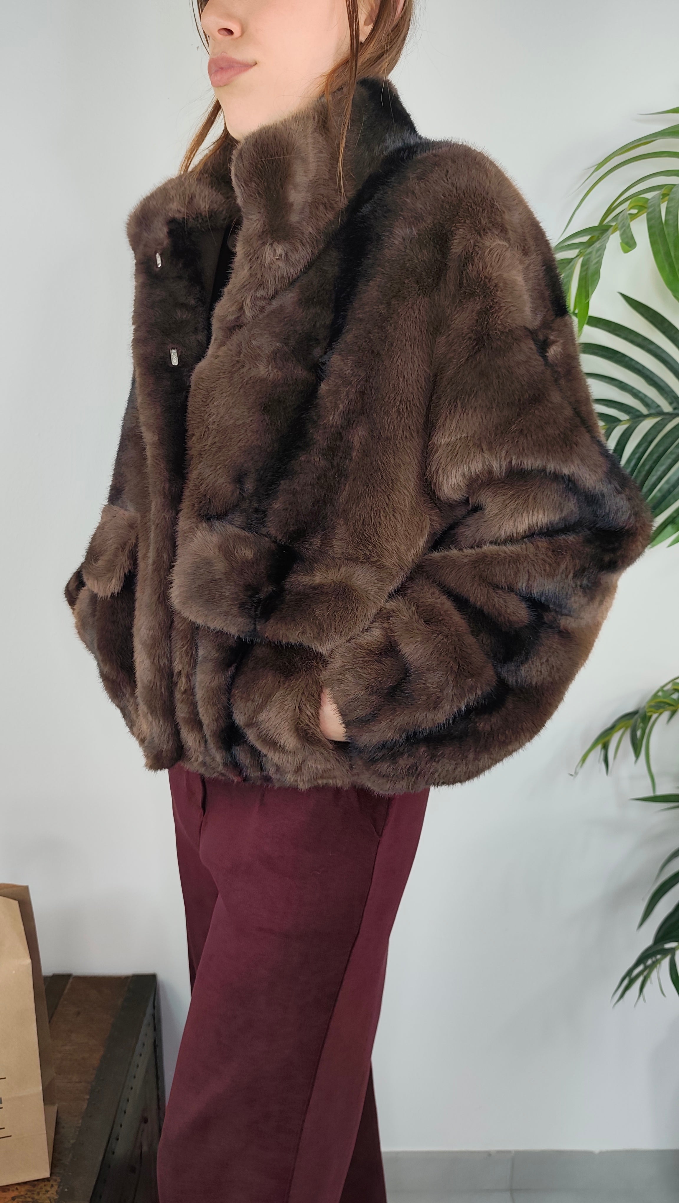 Giubbotto Eco Fur Pattine