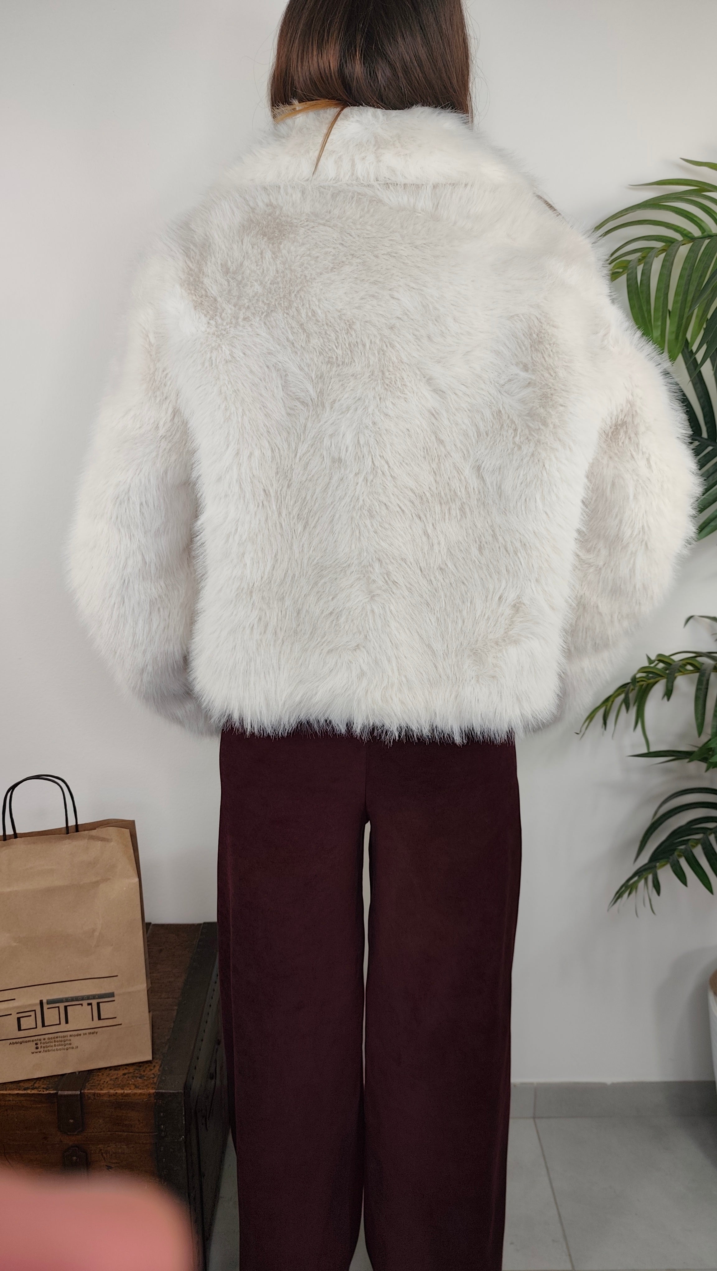 Giubbotto Eco Fur Pelo Lungo