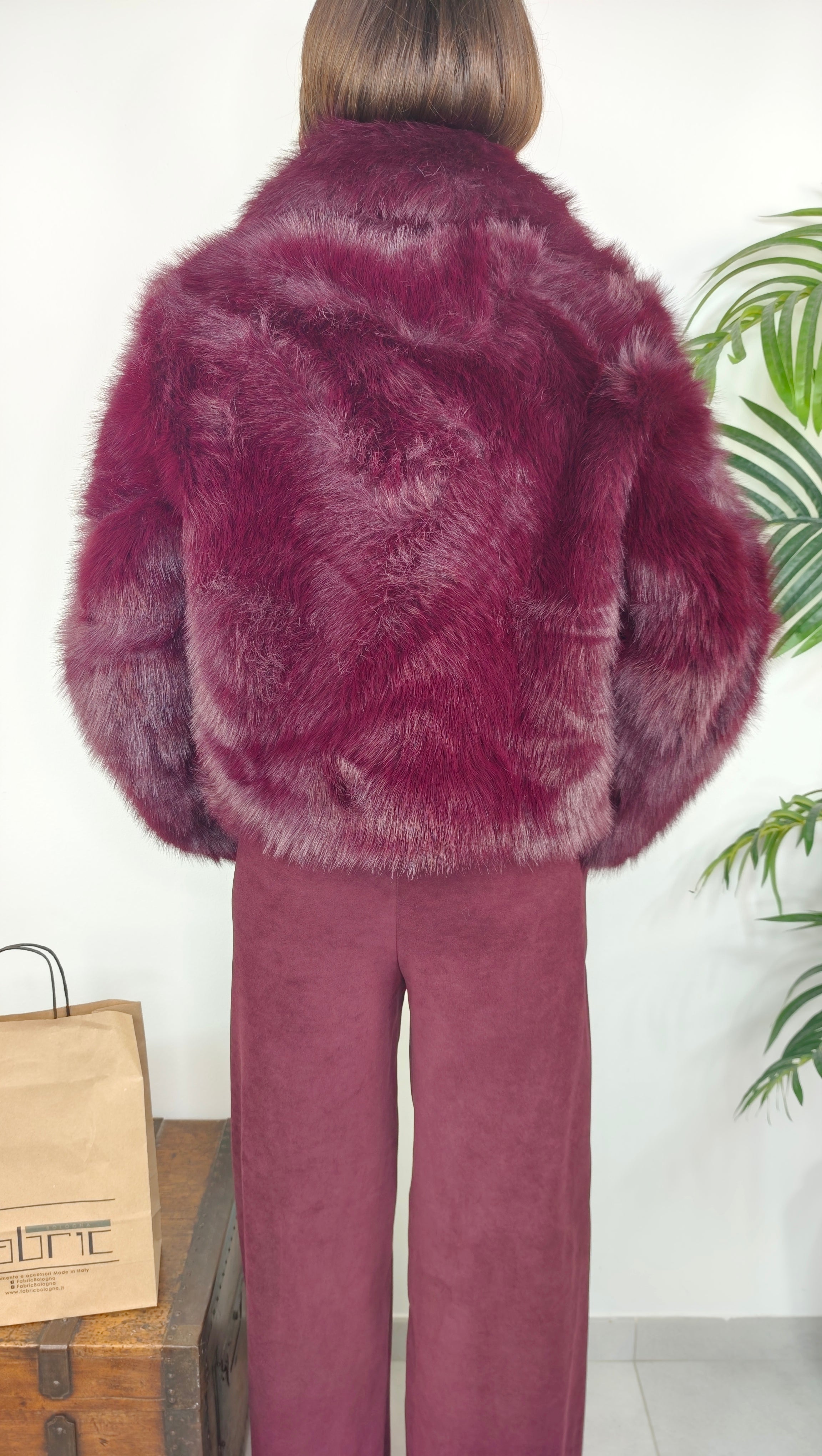 Giubbotto Eco Fur Pelo Lungo