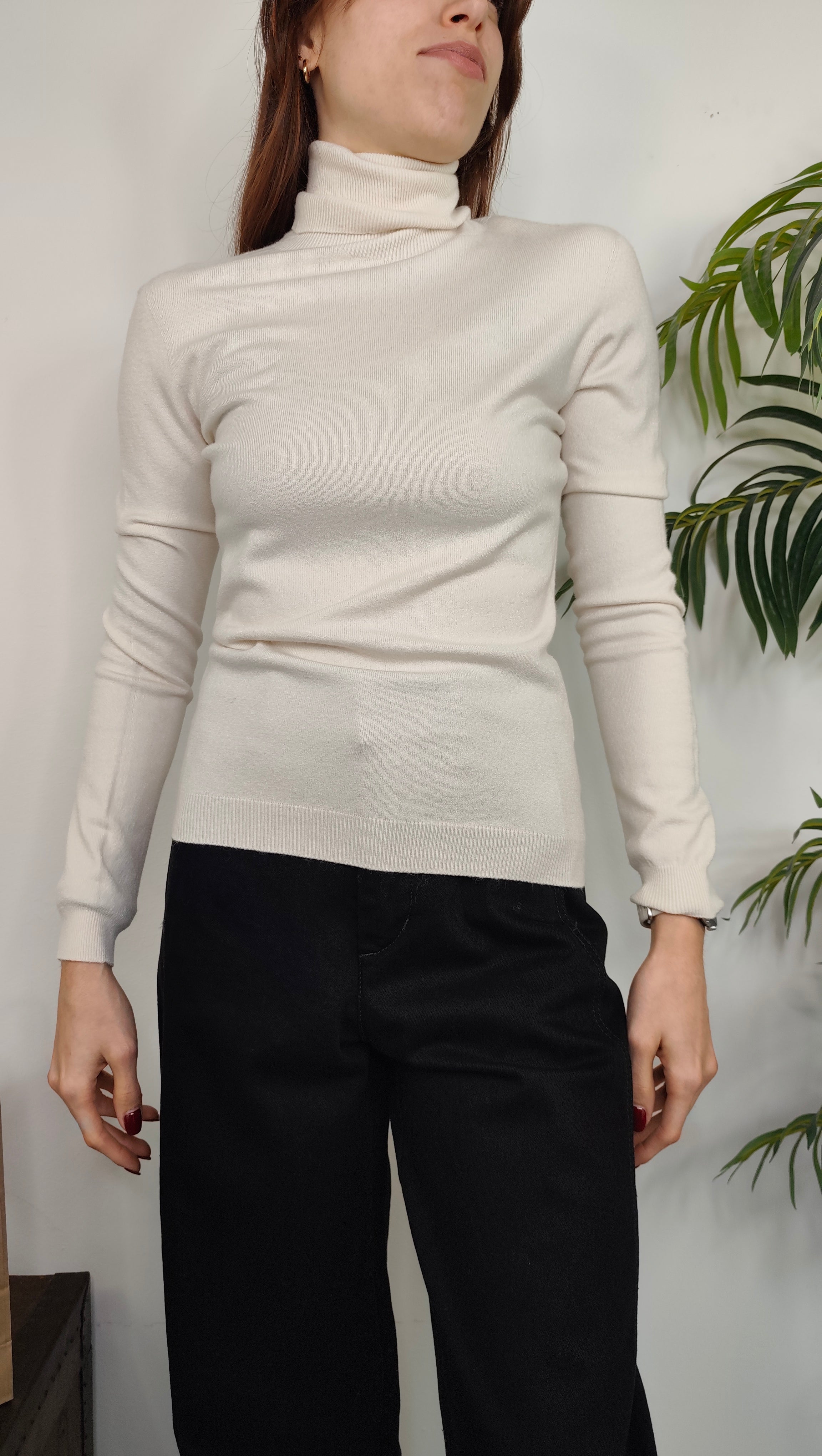 Maglia Collo Alto Viscosa