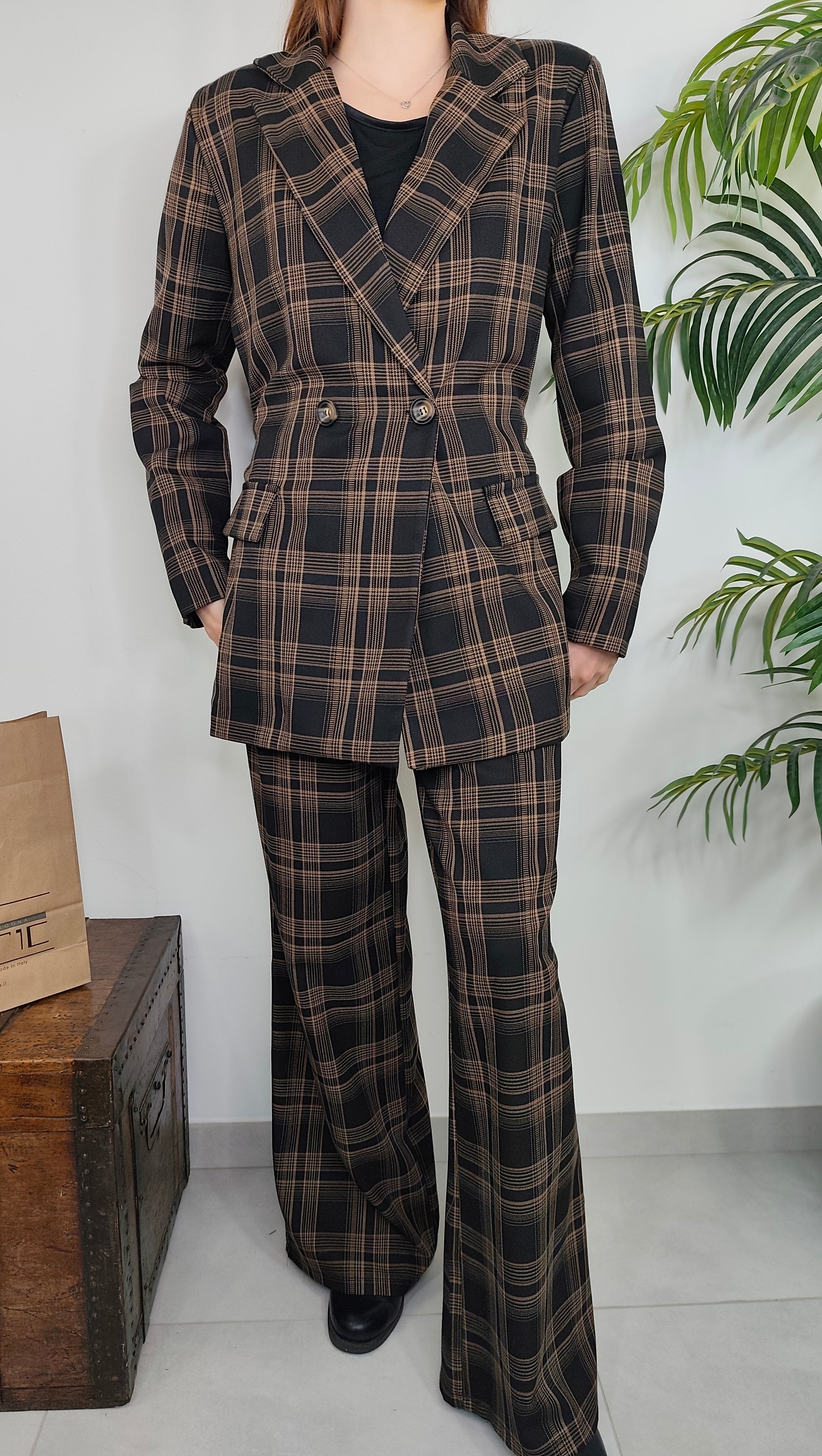 Giacca Tartan