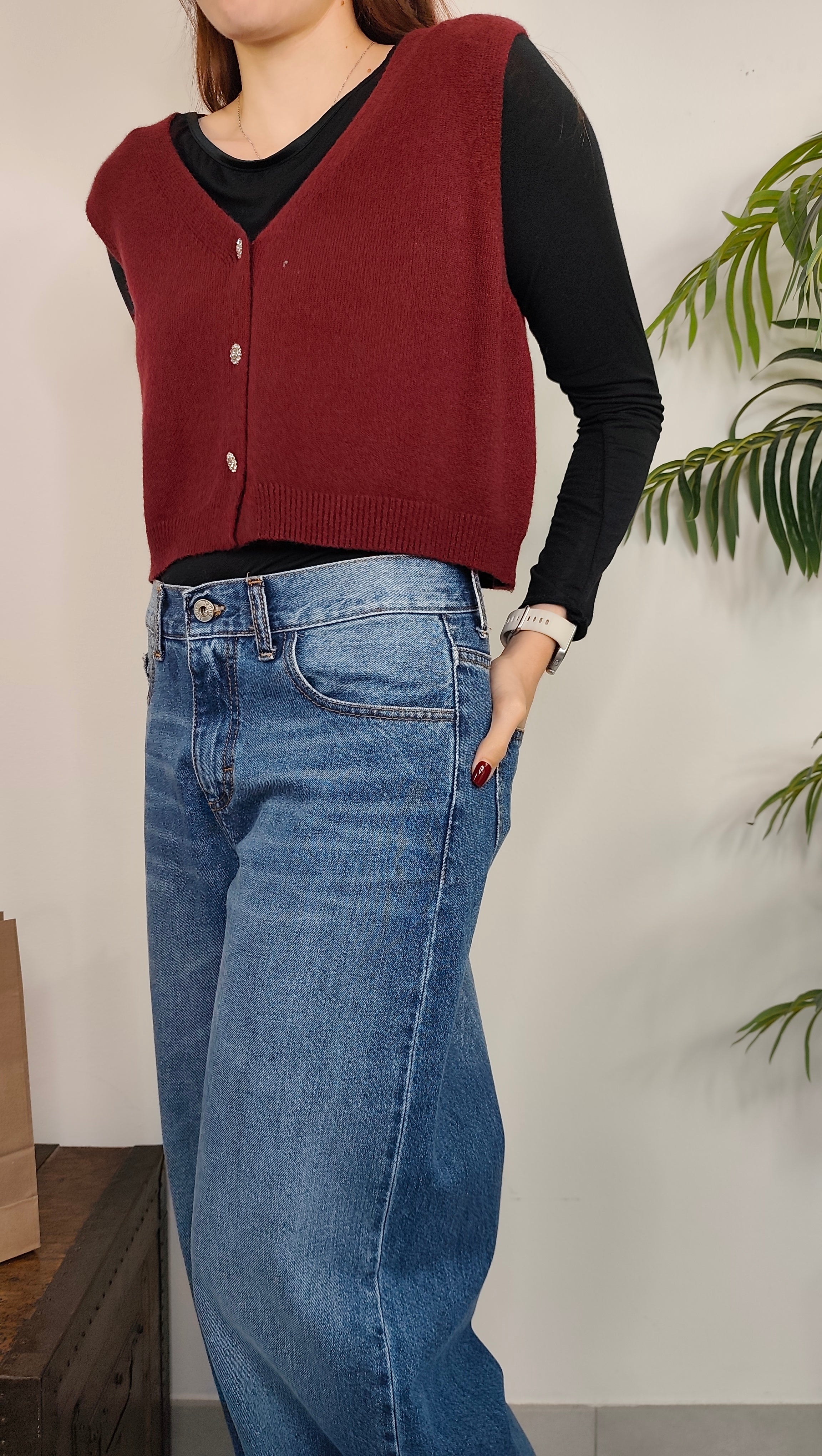 Gilet Smanicato Bottoni