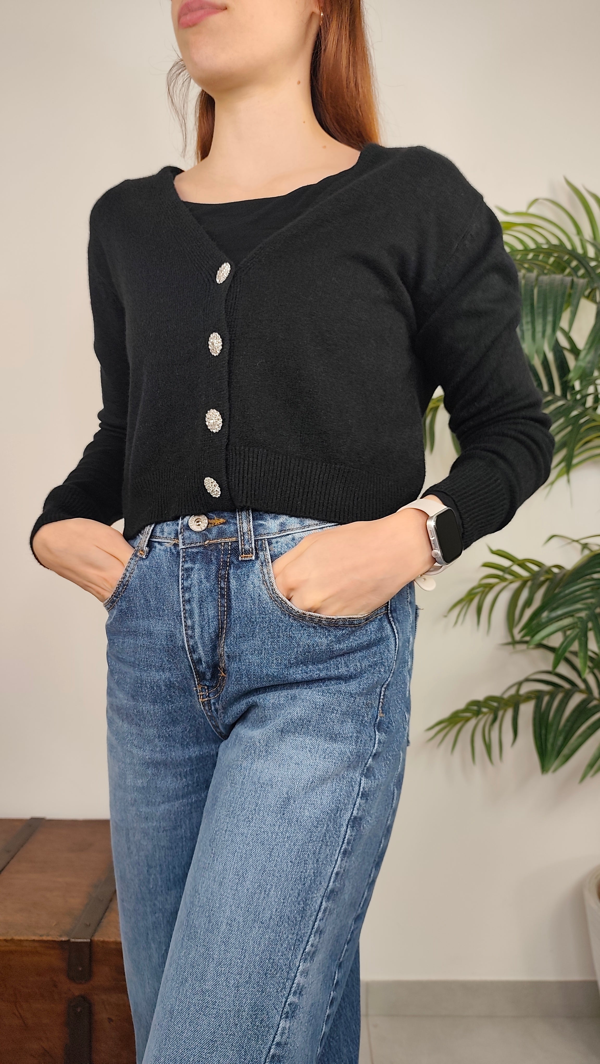 Maglia Cardigan Gioiello