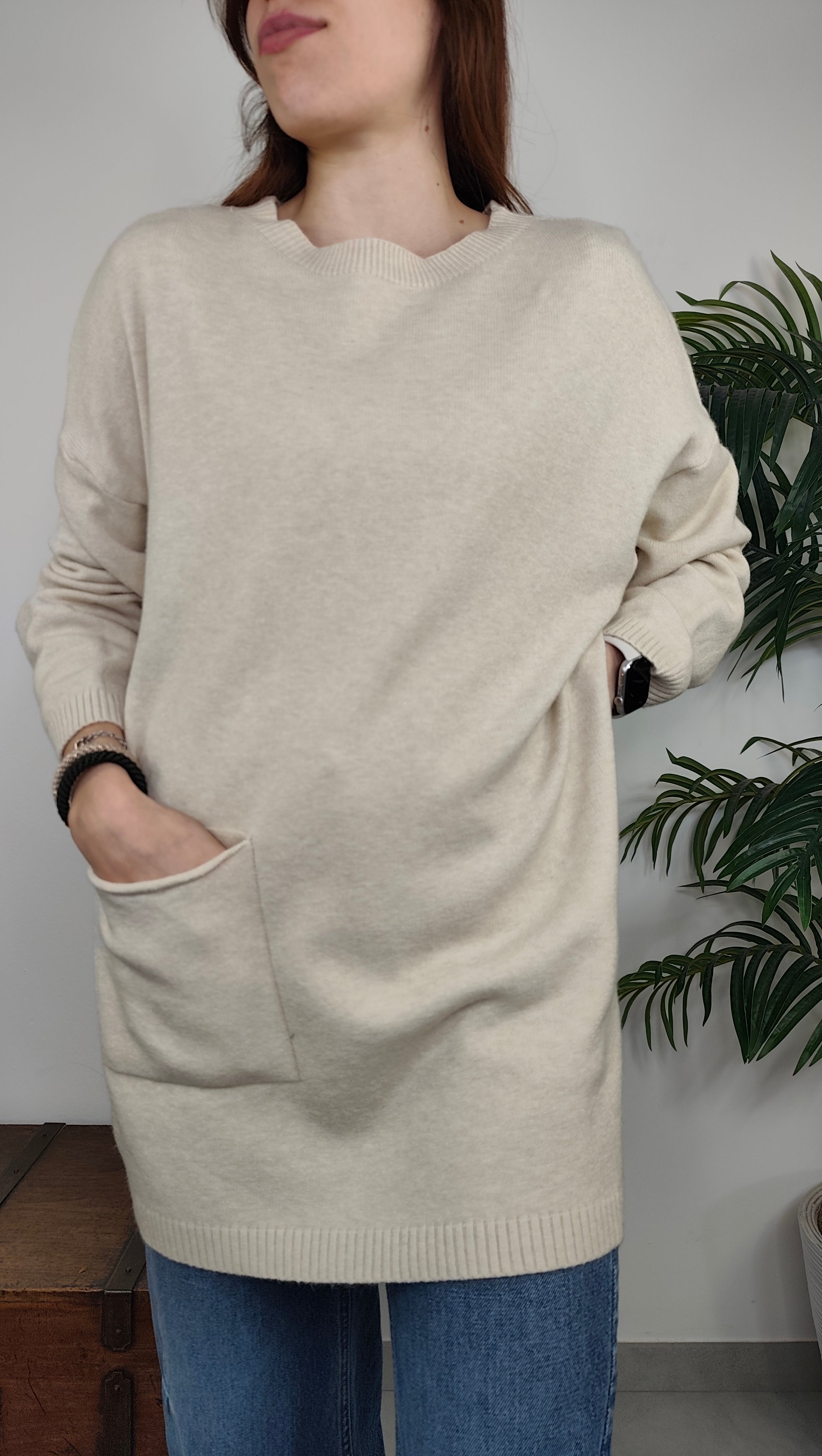 Maglia Over Taschino