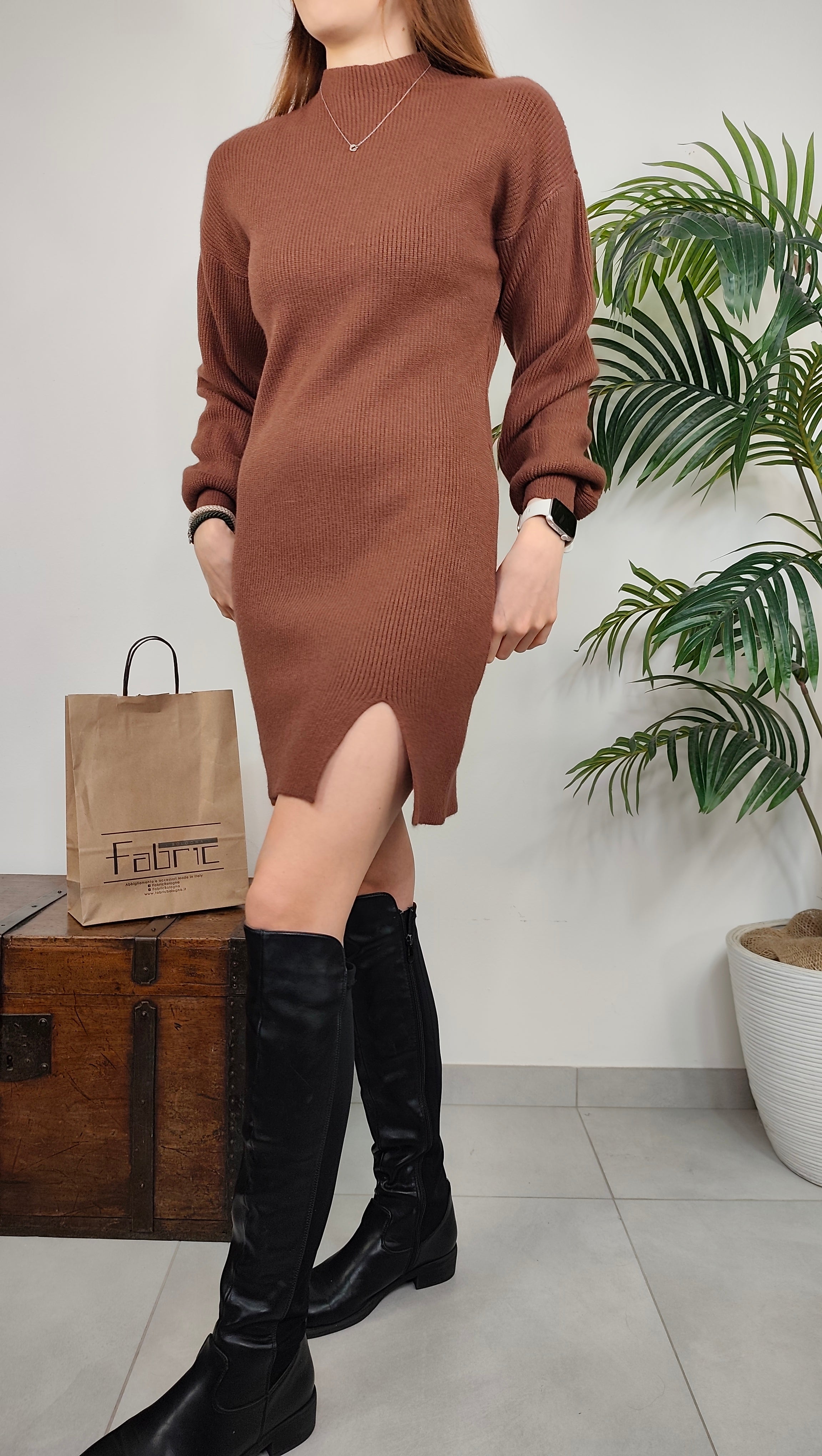 Abito Maglia Costine