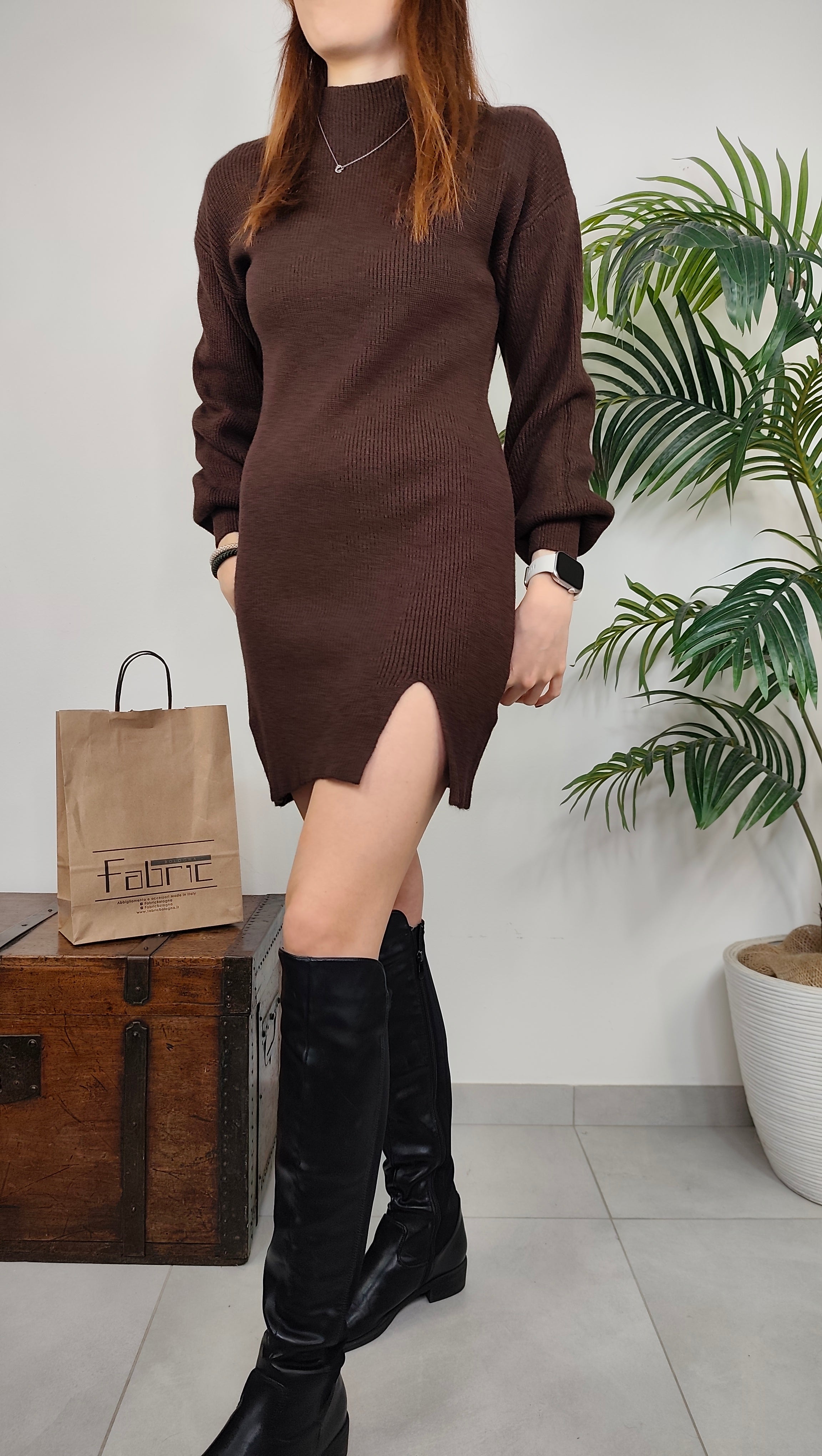 Abito Maglia Costine