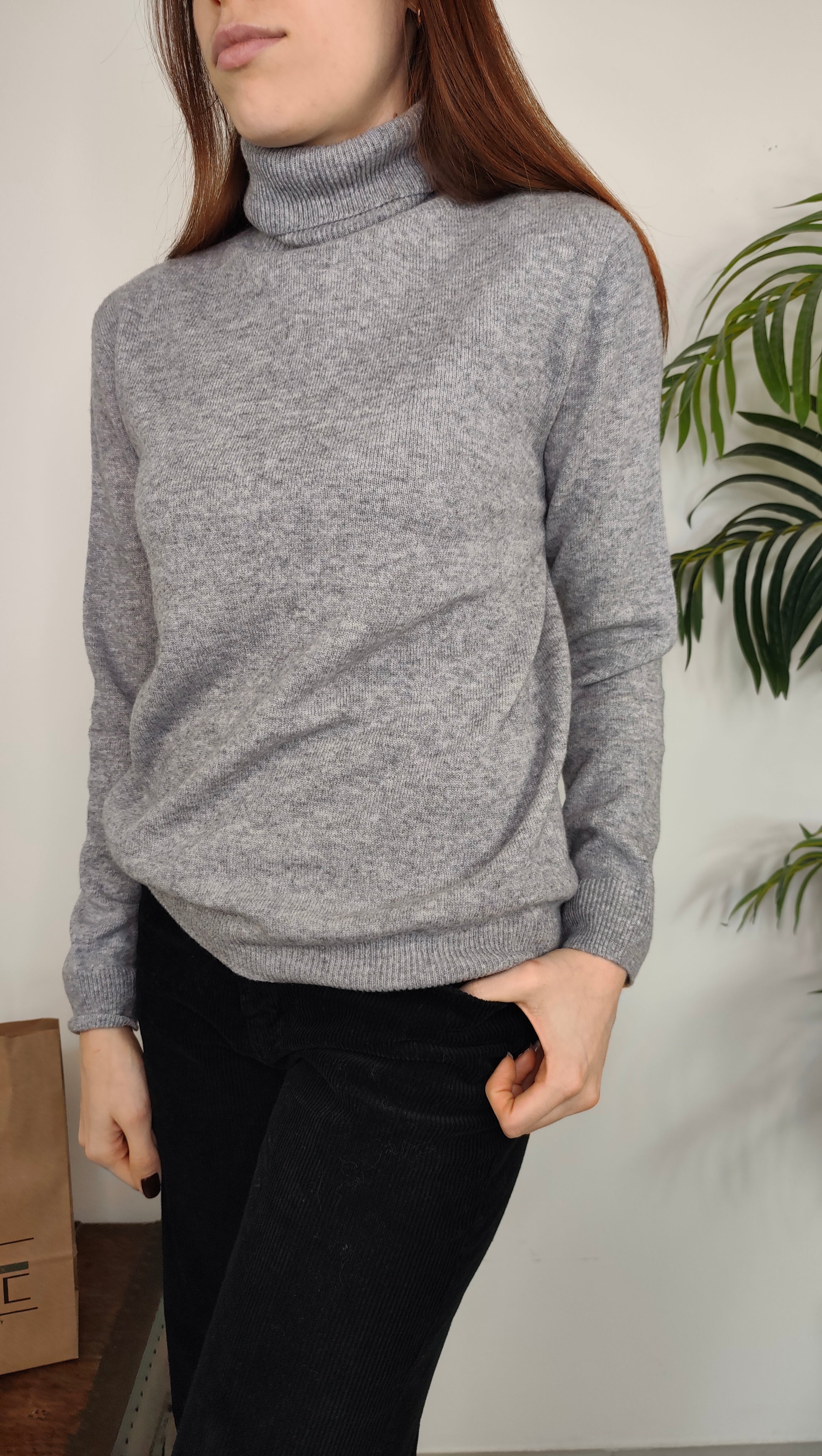 Maglia Collo Alto Viscosa