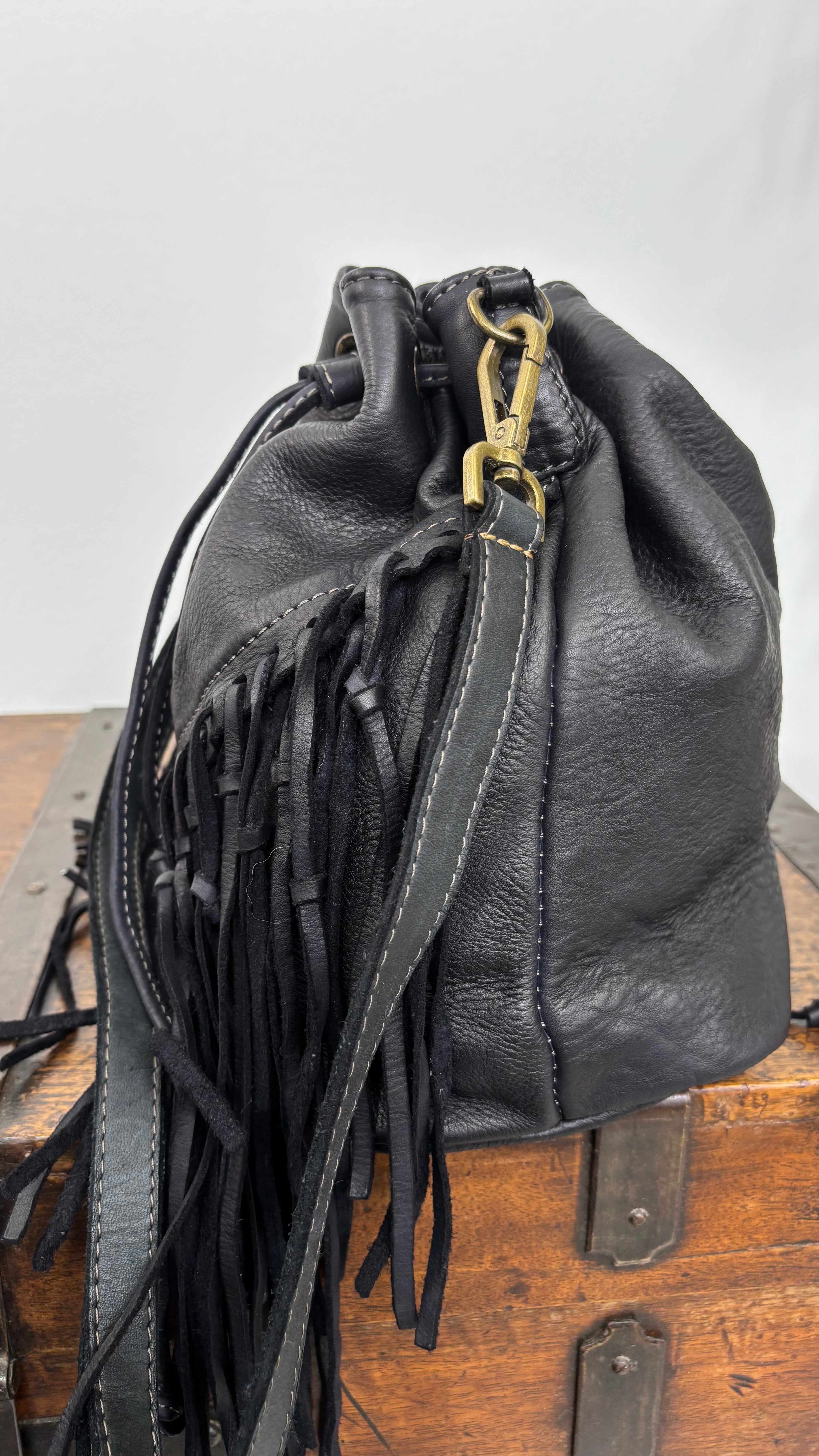 Borsa Secchiello Frange