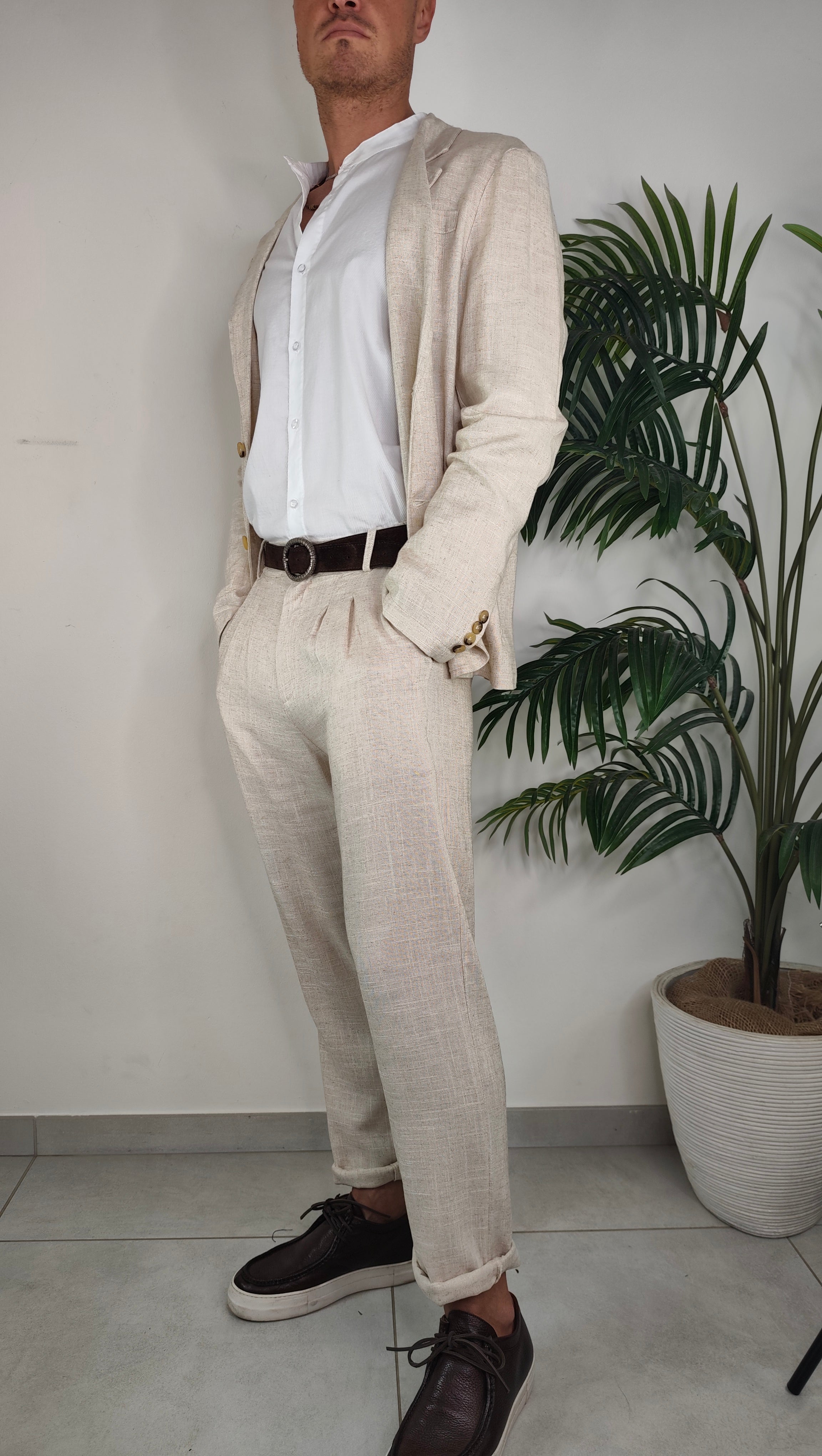 Pantalone Completo Lino