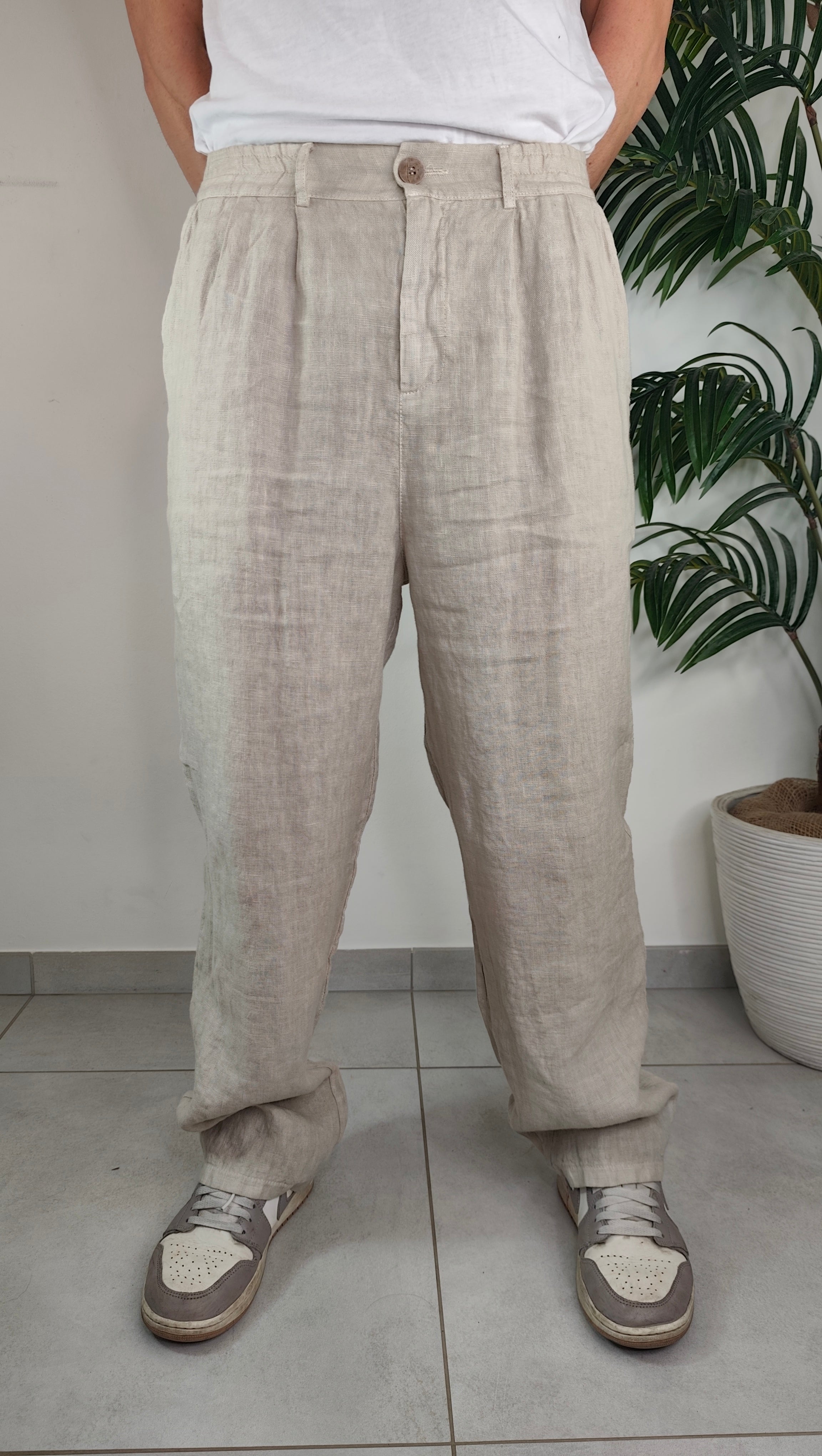 Pantalone Completo Over Lino