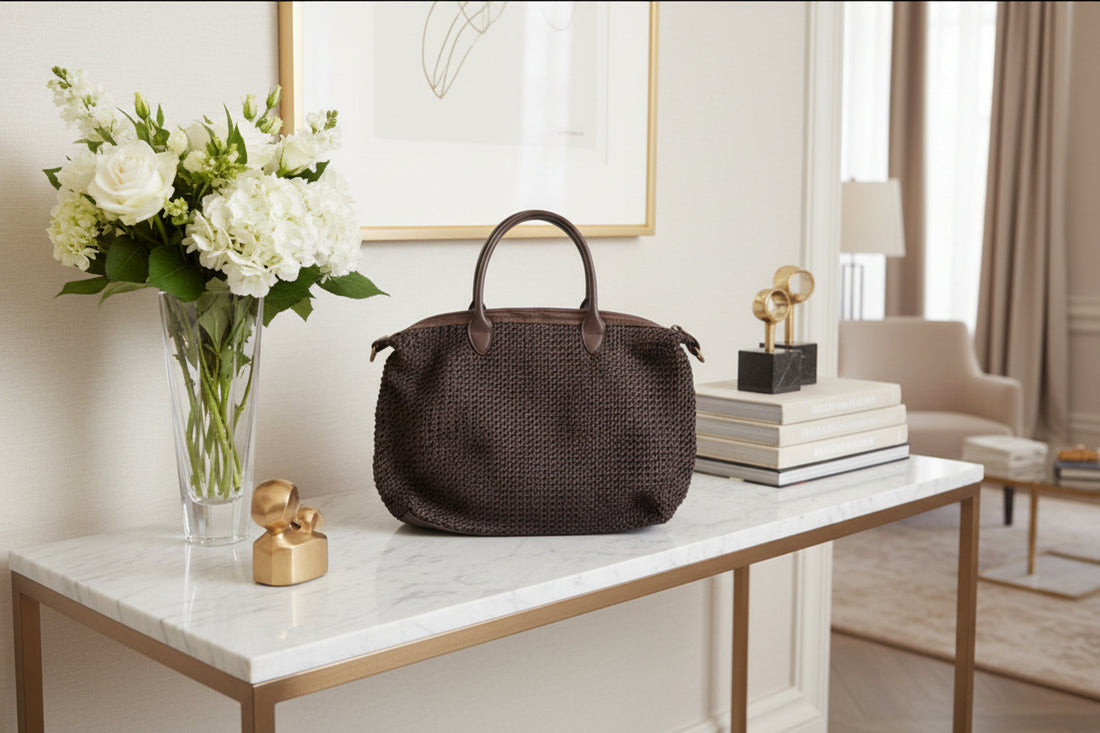 Borsa Nappa Intreccio mini