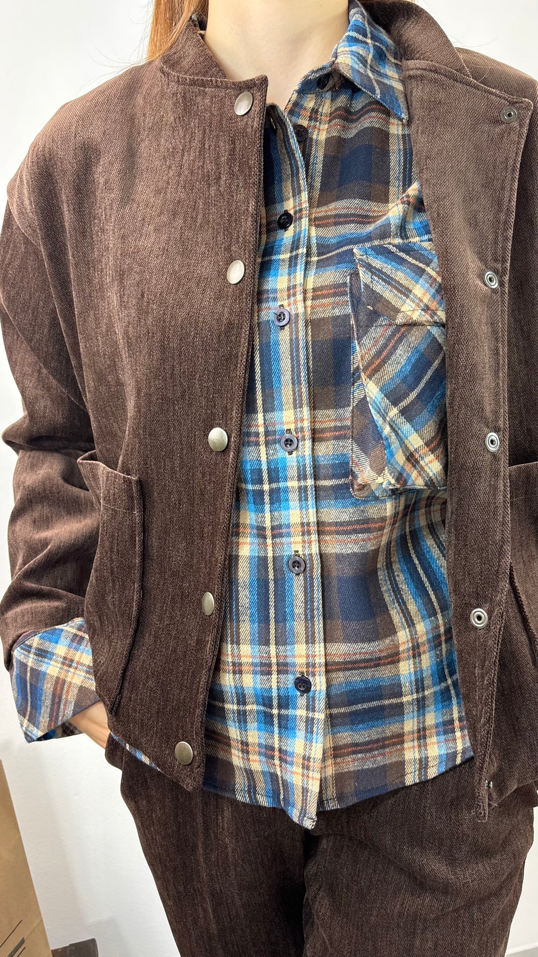 Bomber Velluto Fiammato