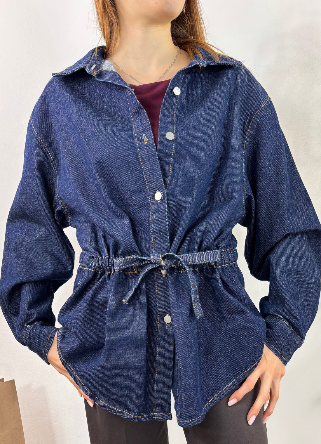Giacca Denim Coulisse