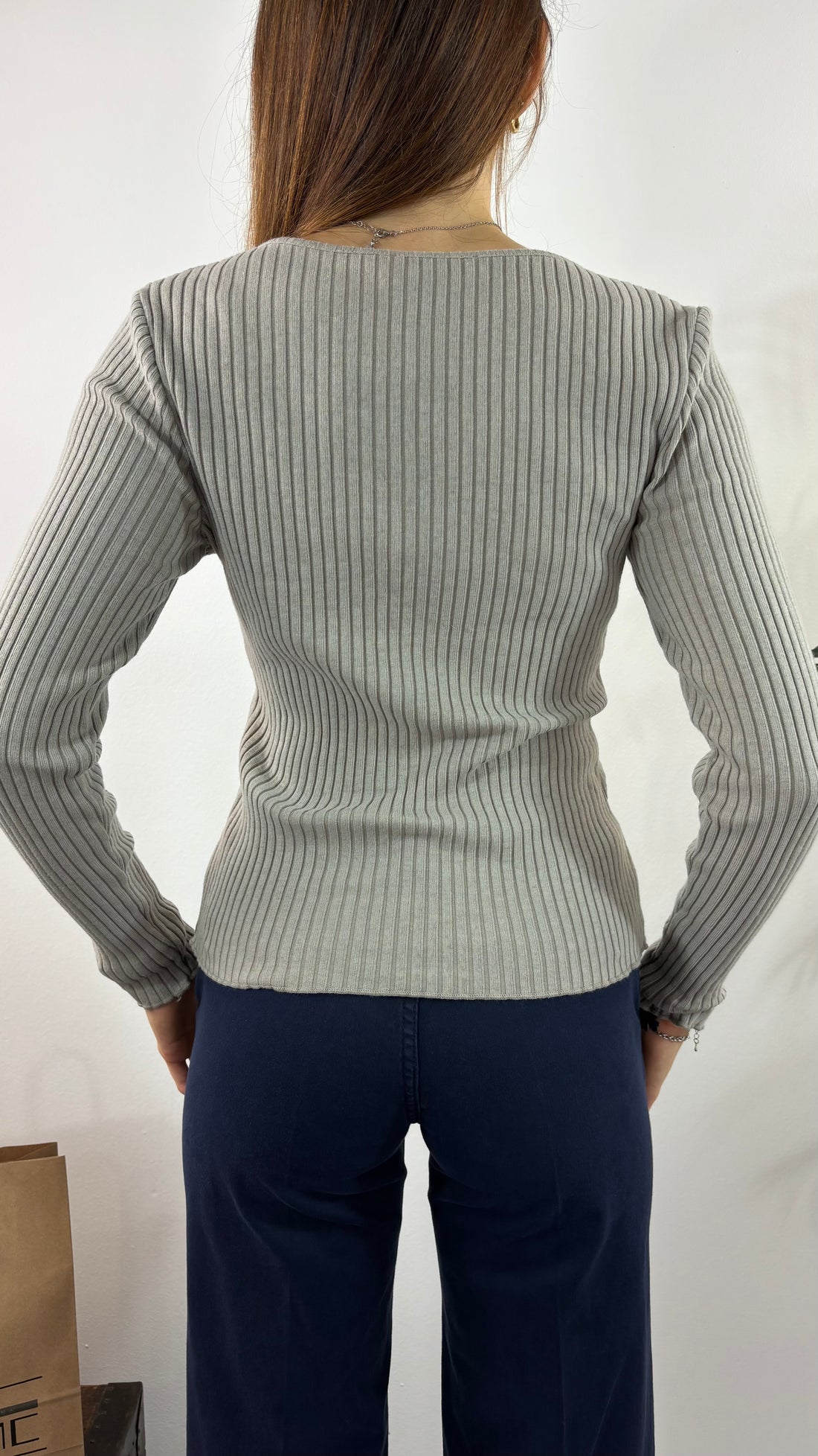 Maglia Basic Cannettata