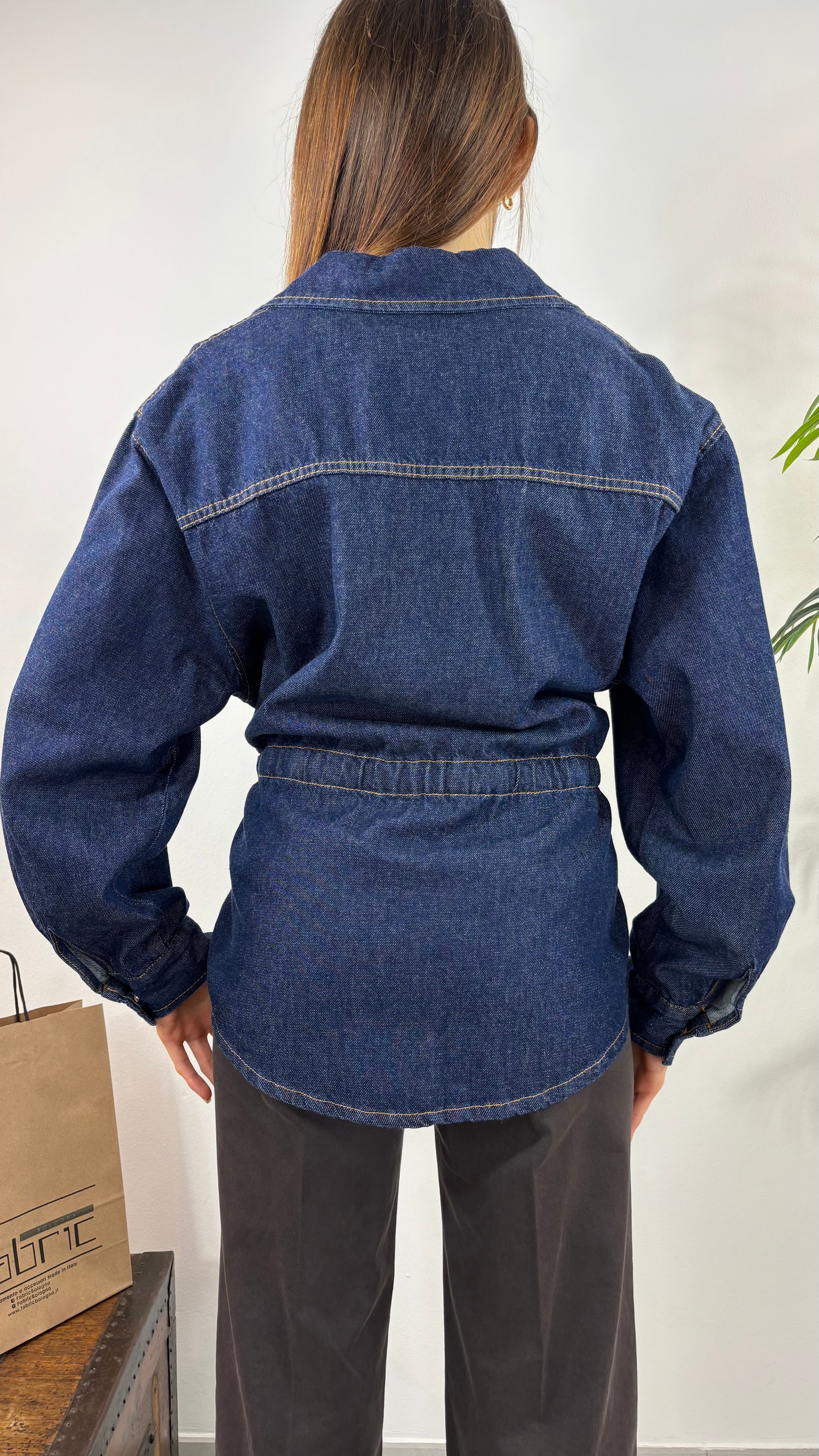 Giacca Denim Coulisse