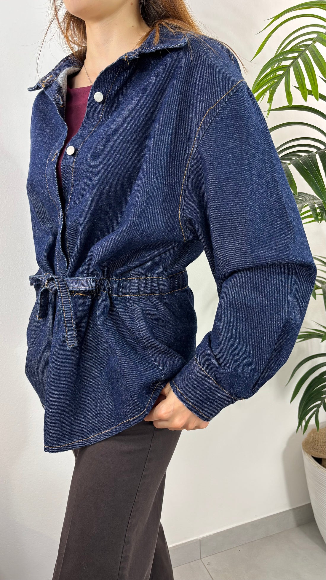 Giacca Denim Coulisse