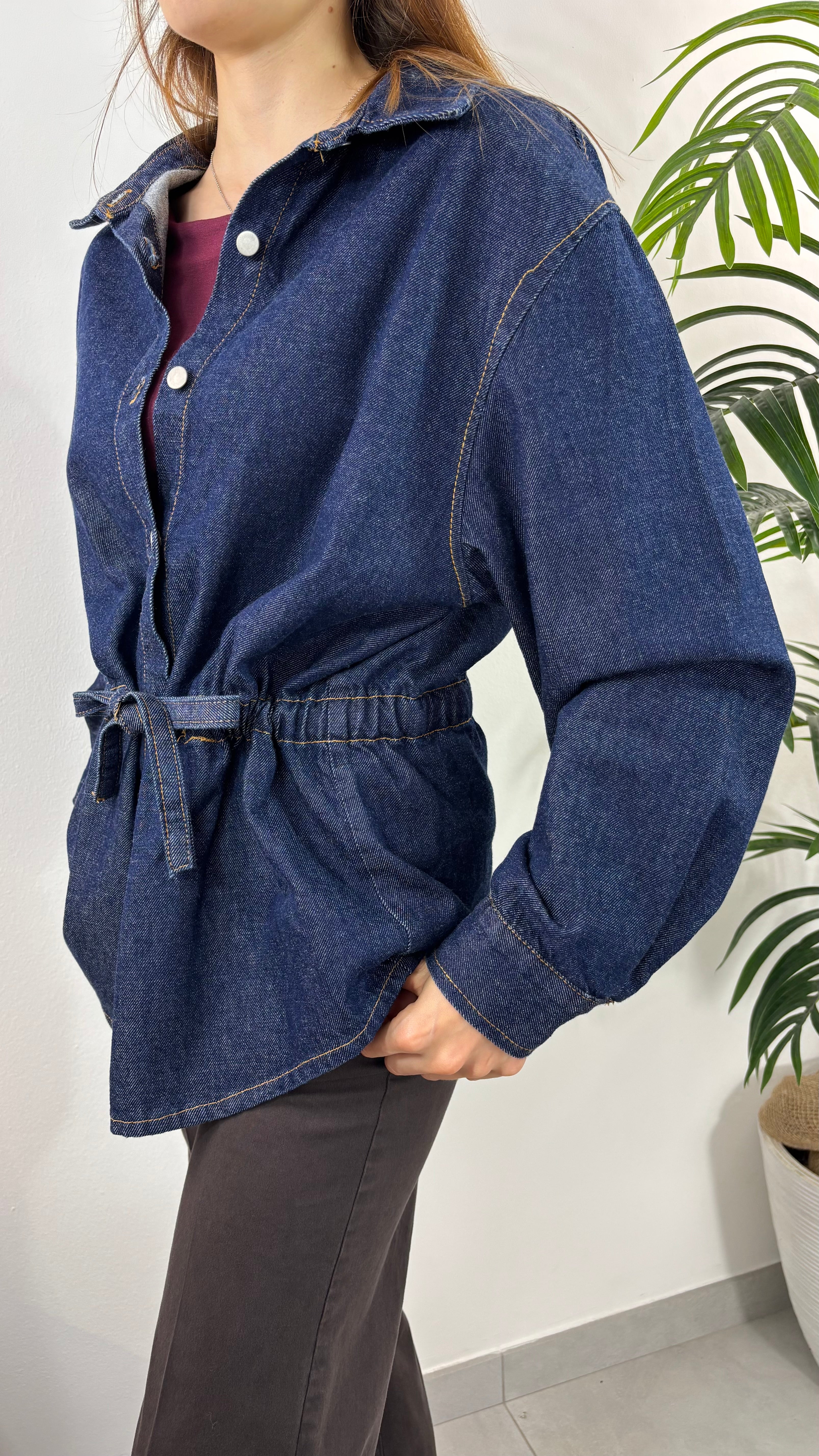 Giacca Denim Coulisse