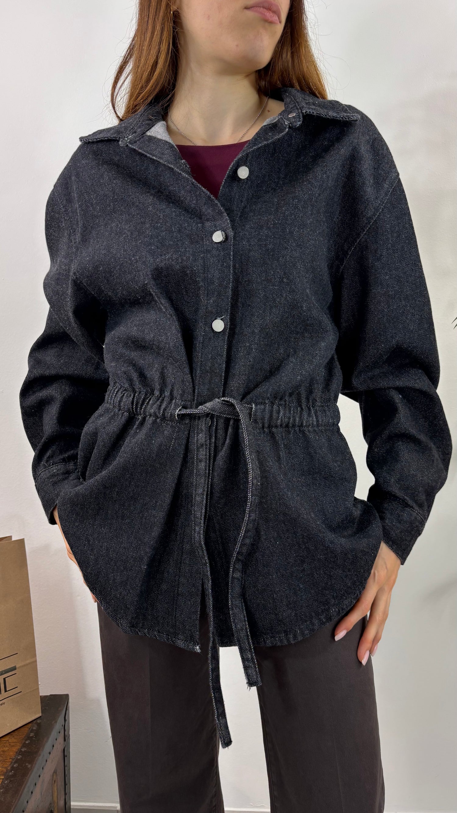 Giacca Denim Coulisse