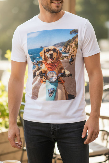 T-shirt Uomo Golden Retriver