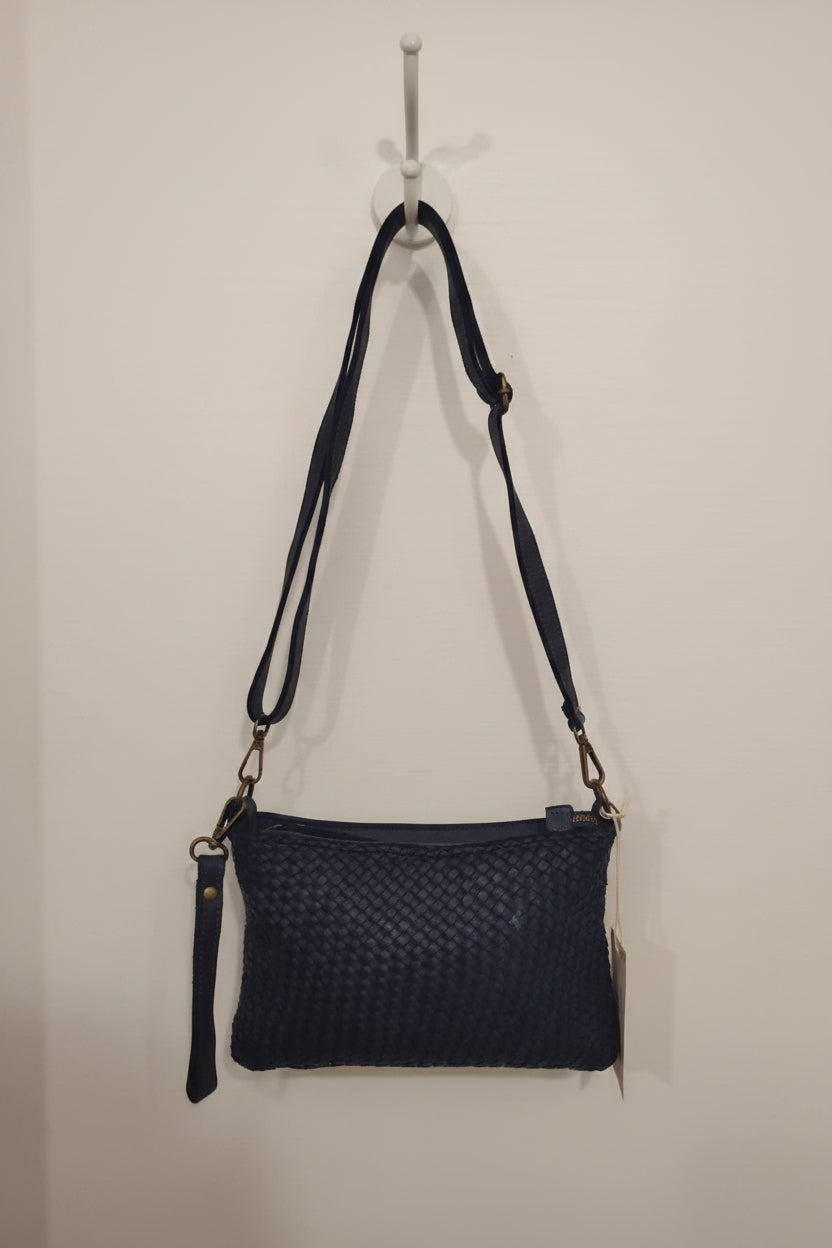 Borsa Nappa Pochette Intreccio