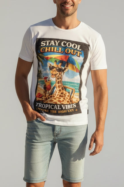 T-shirt Uomo Giraffa