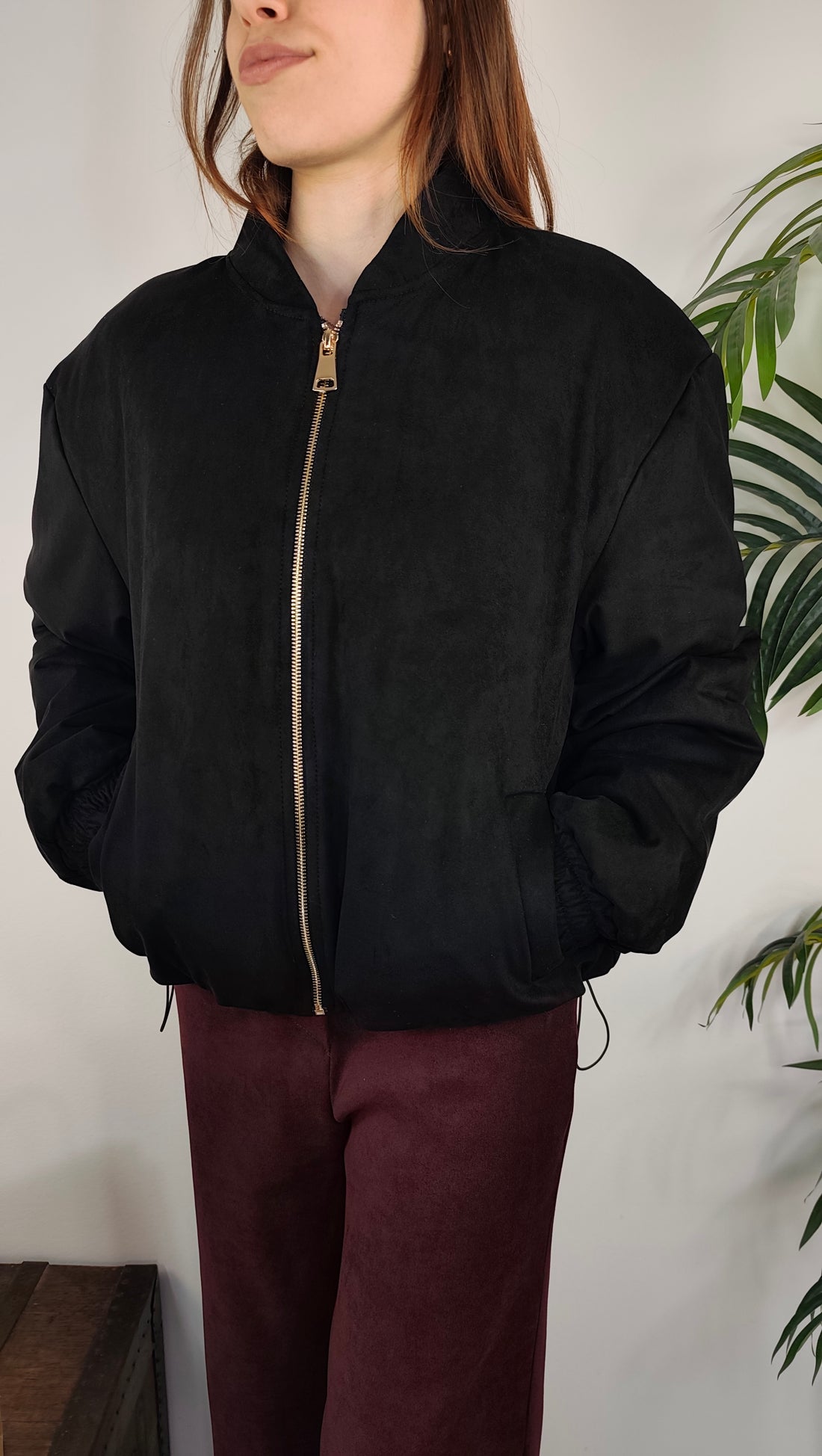 Bomber Scamosciato