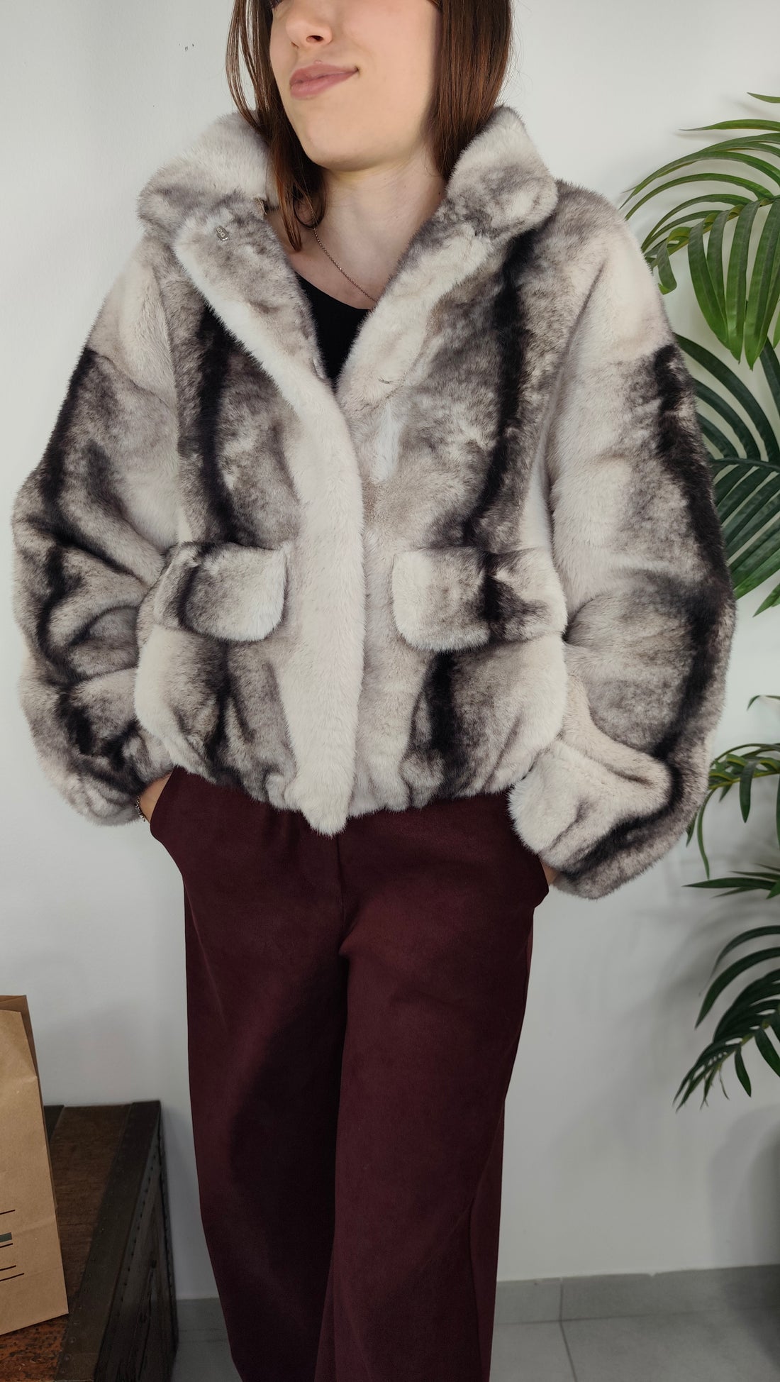 Giubbotto Eco Fur Pattine