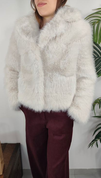 Giubbotto Eco Fur Pelo Lungo