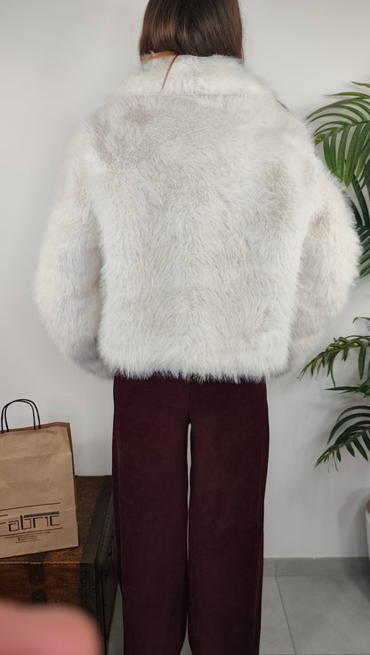 Giubbotto Eco Fur Pelo Lungo