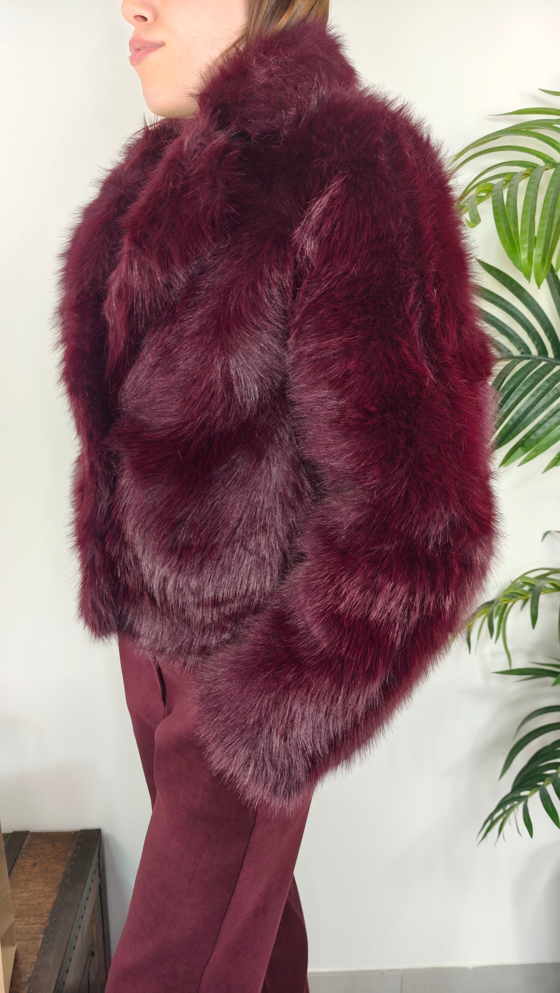 Giubbotto Eco Fur Pelo Lungo