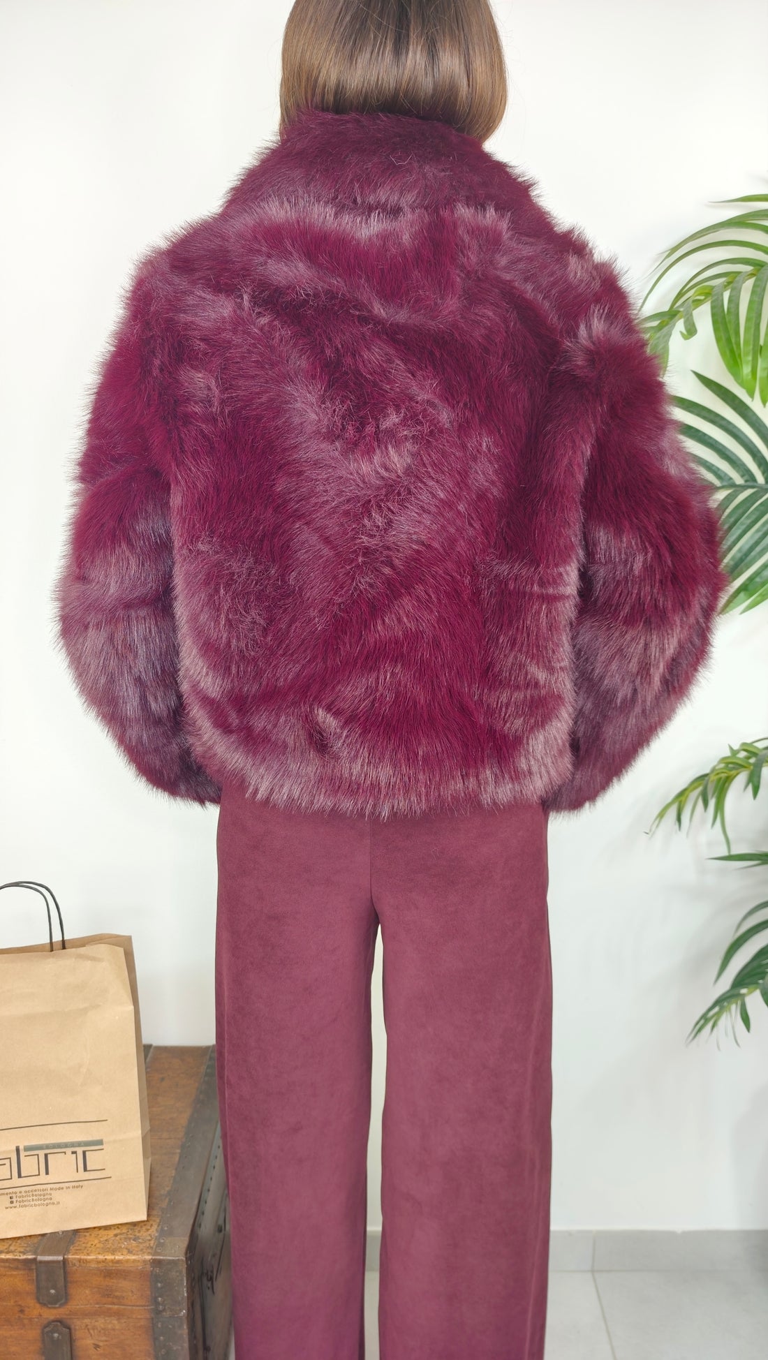 Giubbotto Eco Fur Pelo Lungo