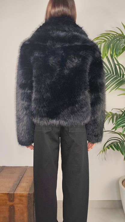 Giubbotto Eco Fur Pelo Lungo