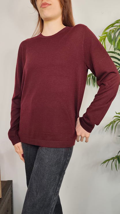 Maglia Paricollo Misto Lana