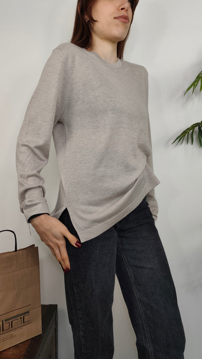 Maglia Paricollo Misto Lana