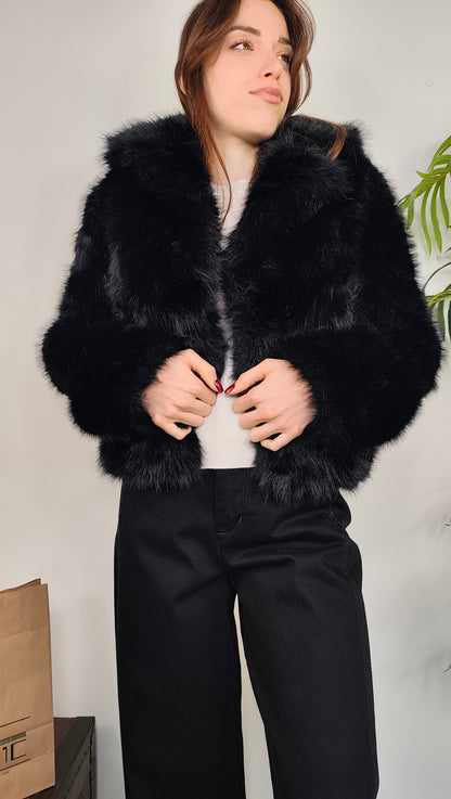 Giubbotto Eco Fur Pelo Lungo