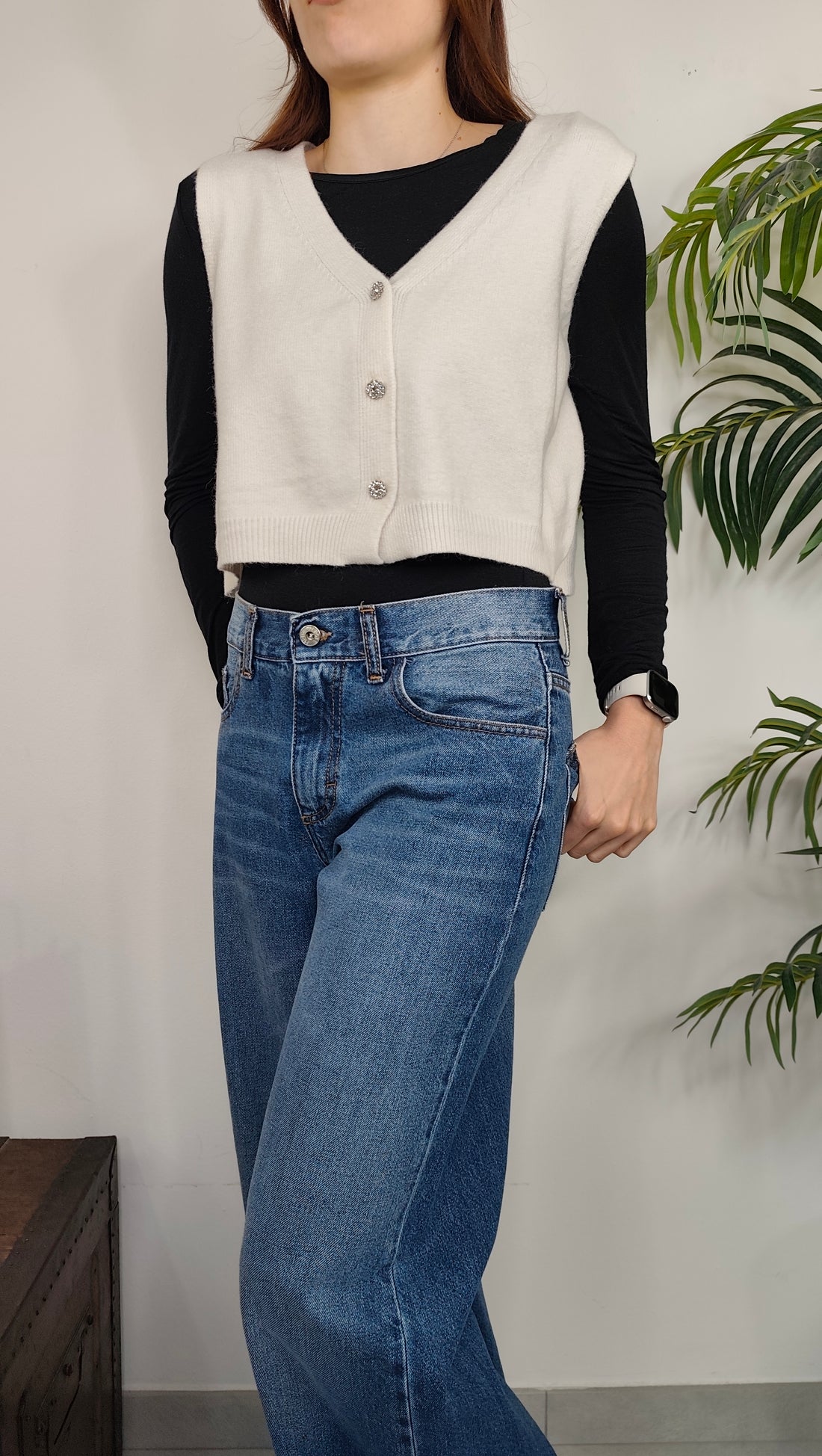 Gilet Smanicato Bottoni