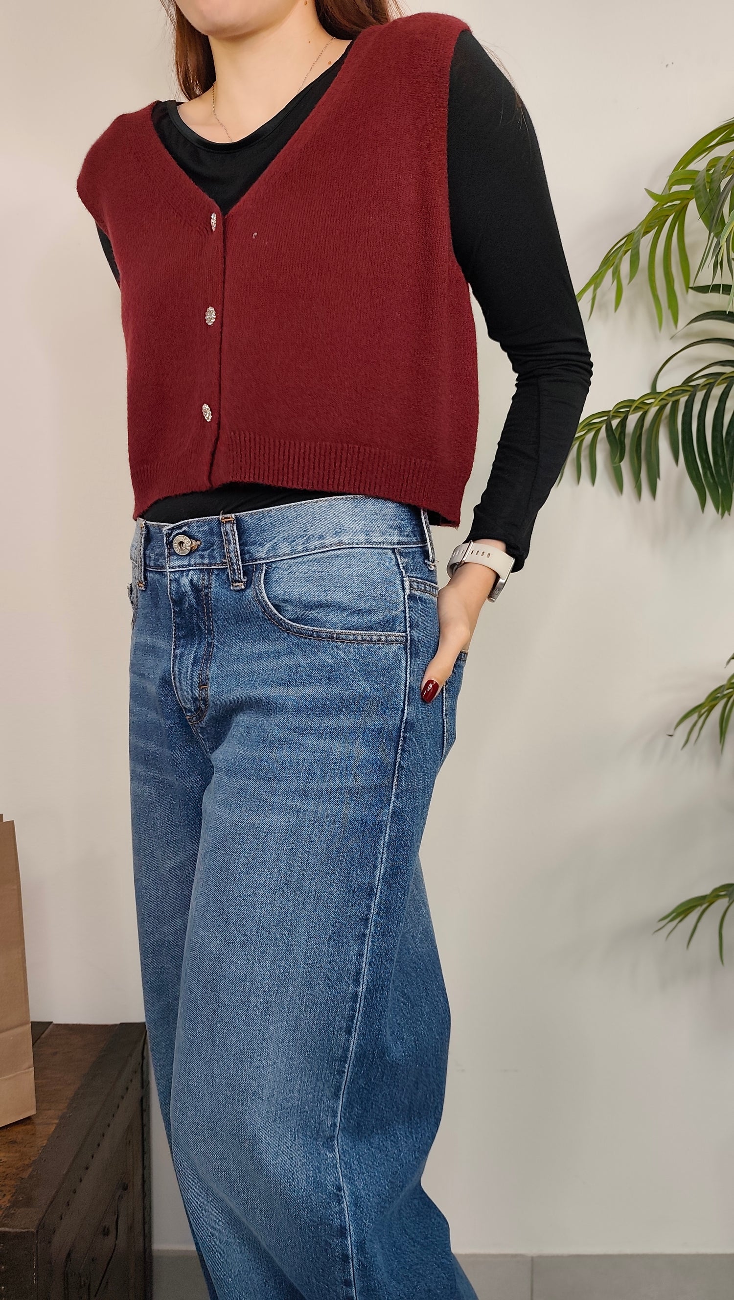 Gilet Smanicato Bottoni