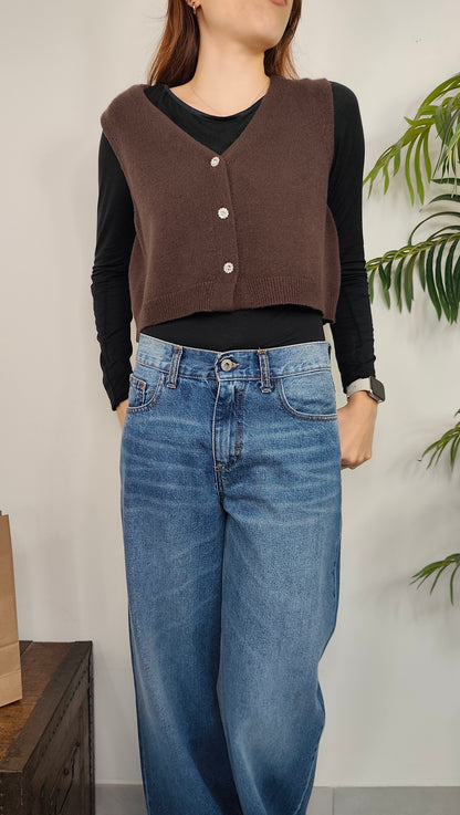 Gilet Smanicato Bottoni
