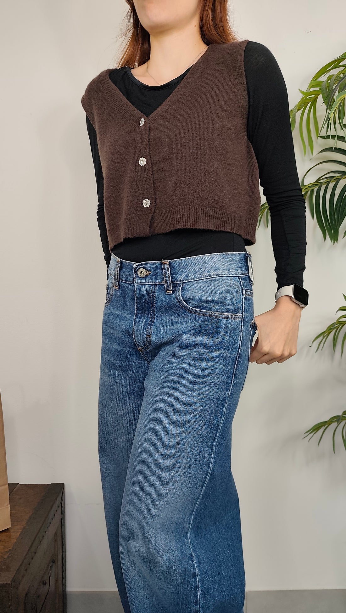 Gilet Smanicato Bottoni