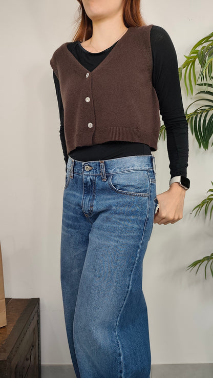 Gilet Smanicato Bottoni