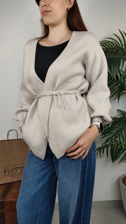 Cardigan laccio