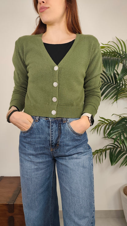 Maglia Cardigan Gioiello